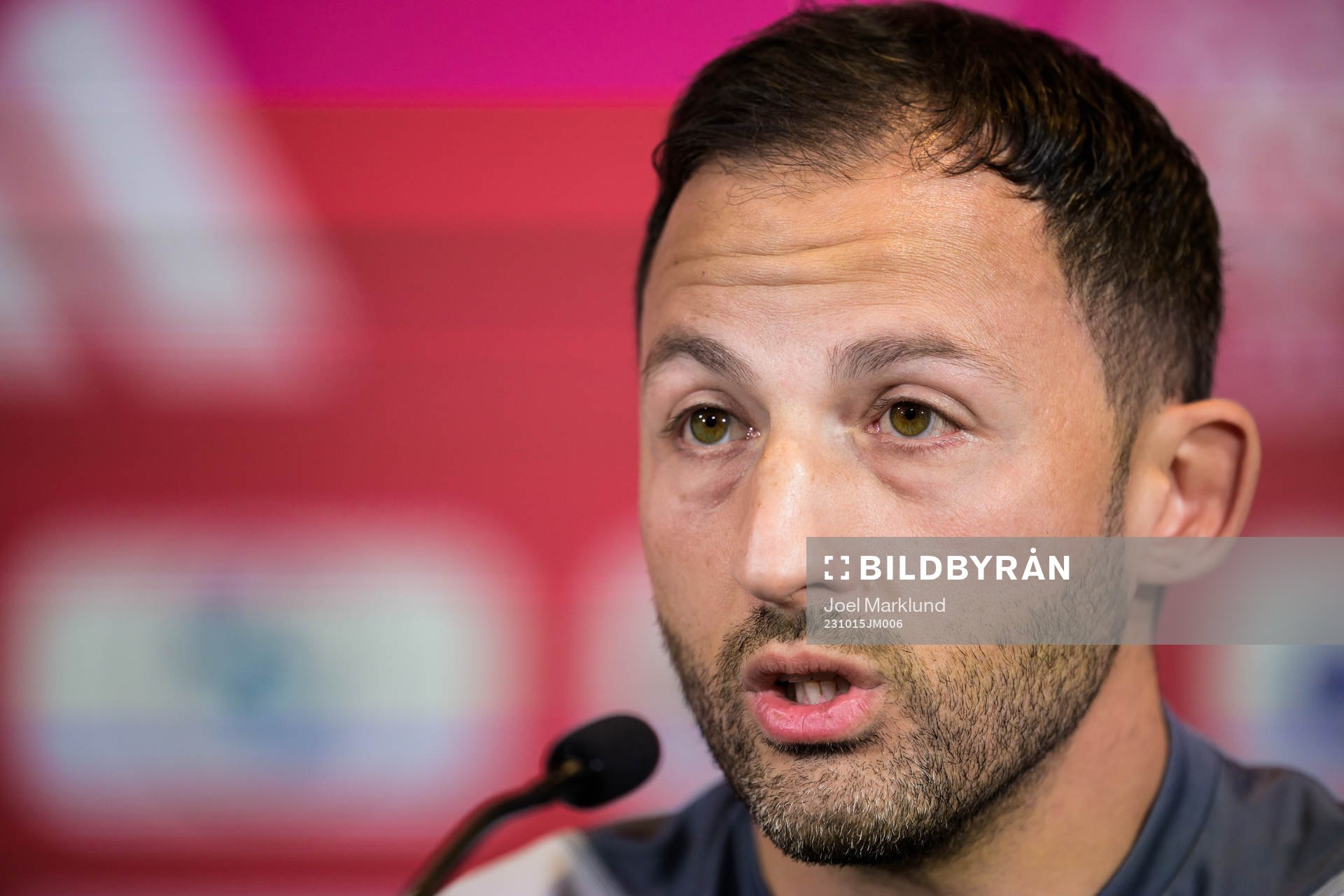 Head coach Domenico Tedesco of the Belgian national