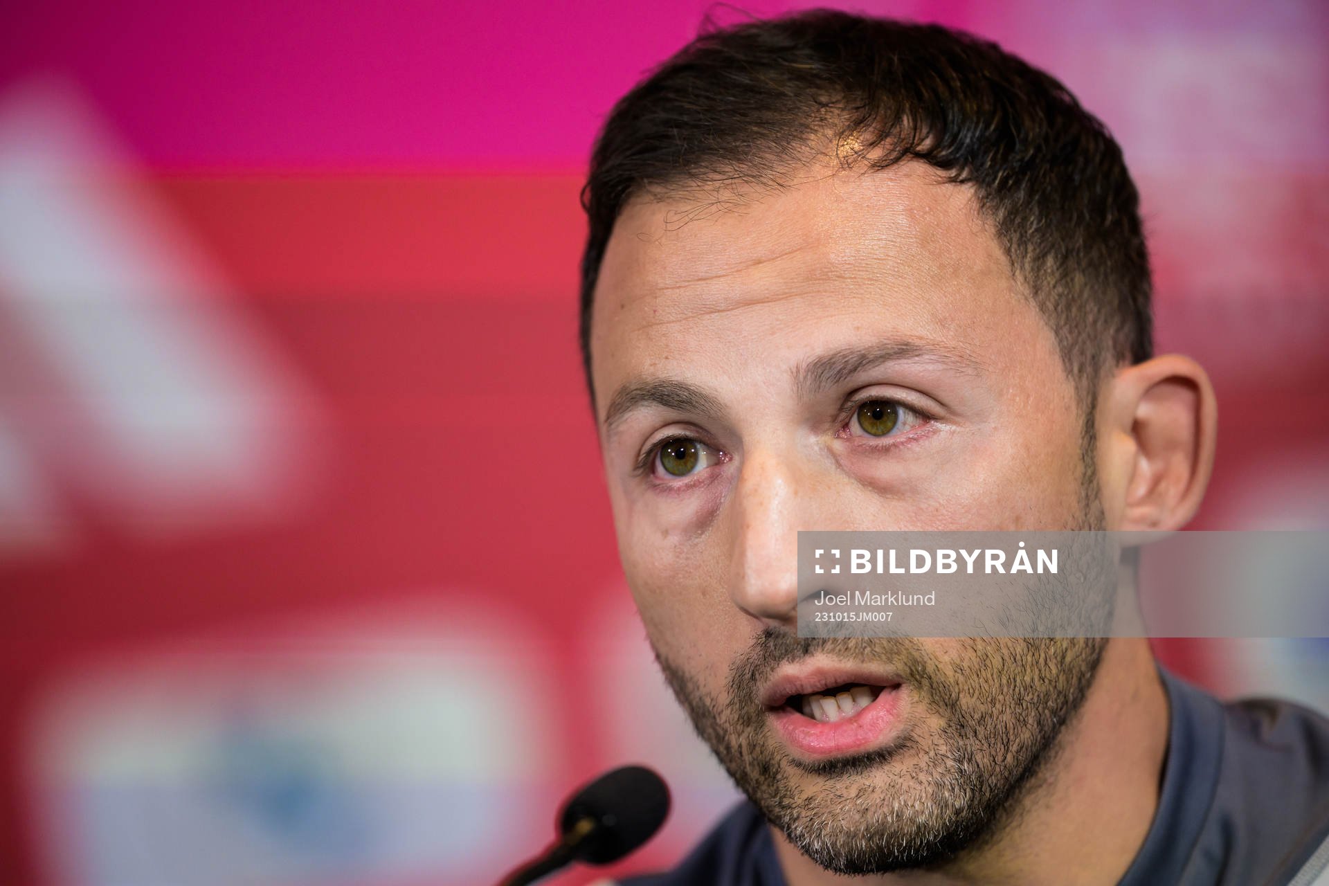 Head coach Domenico Tedesco of the Belgian national
