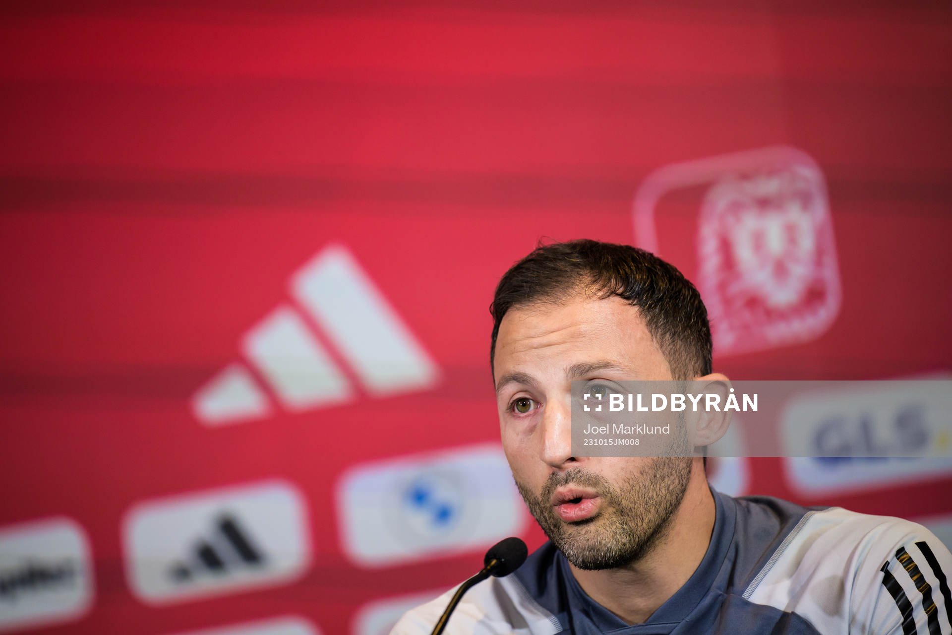 Head coach Domenico Tedesco of the Belgian national