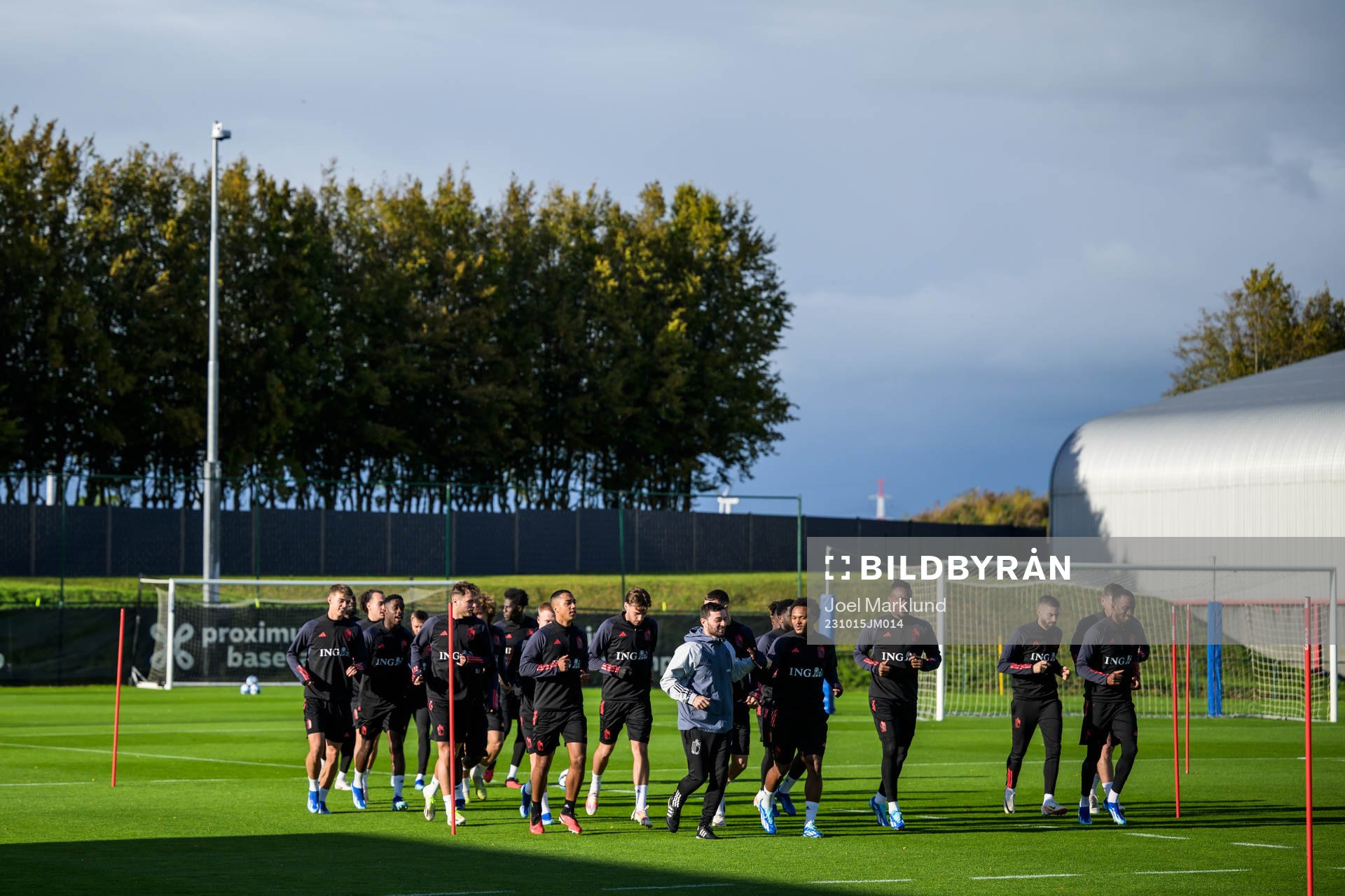 Players of the Belgian national football team