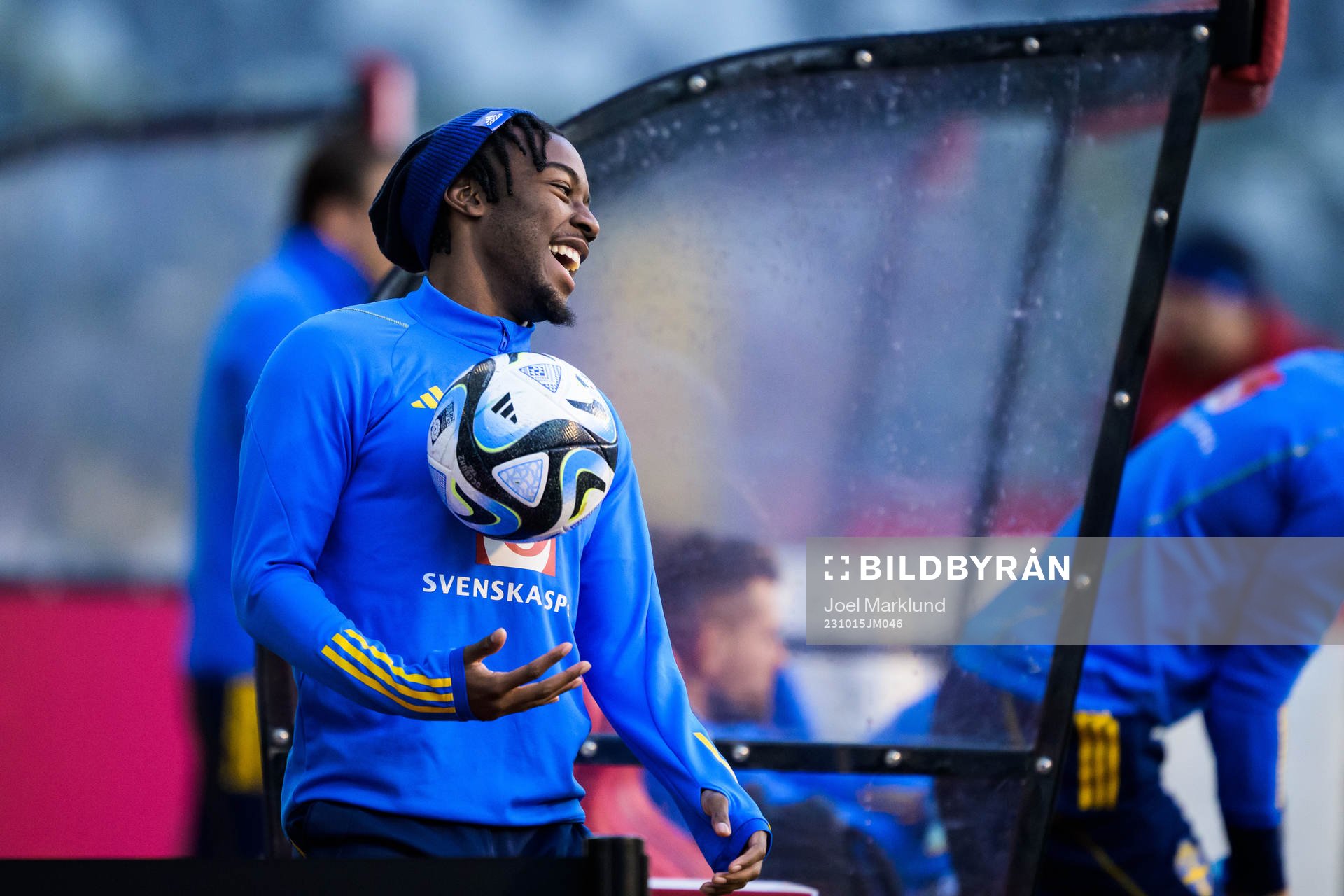 Anthony Elanga of the Swedish national football team