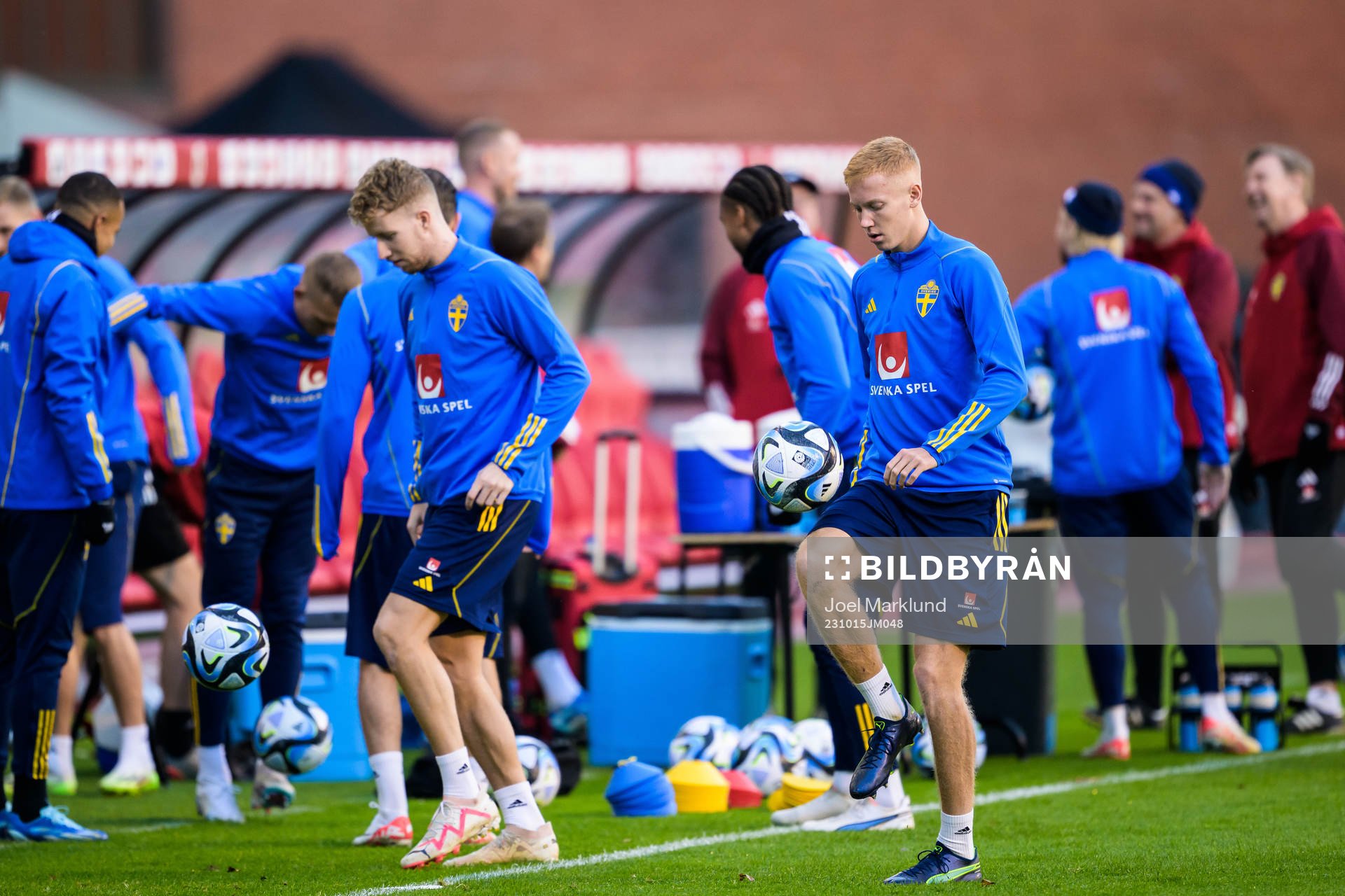 Samuel Gustafson and Hugo Larsson of the Swedish national