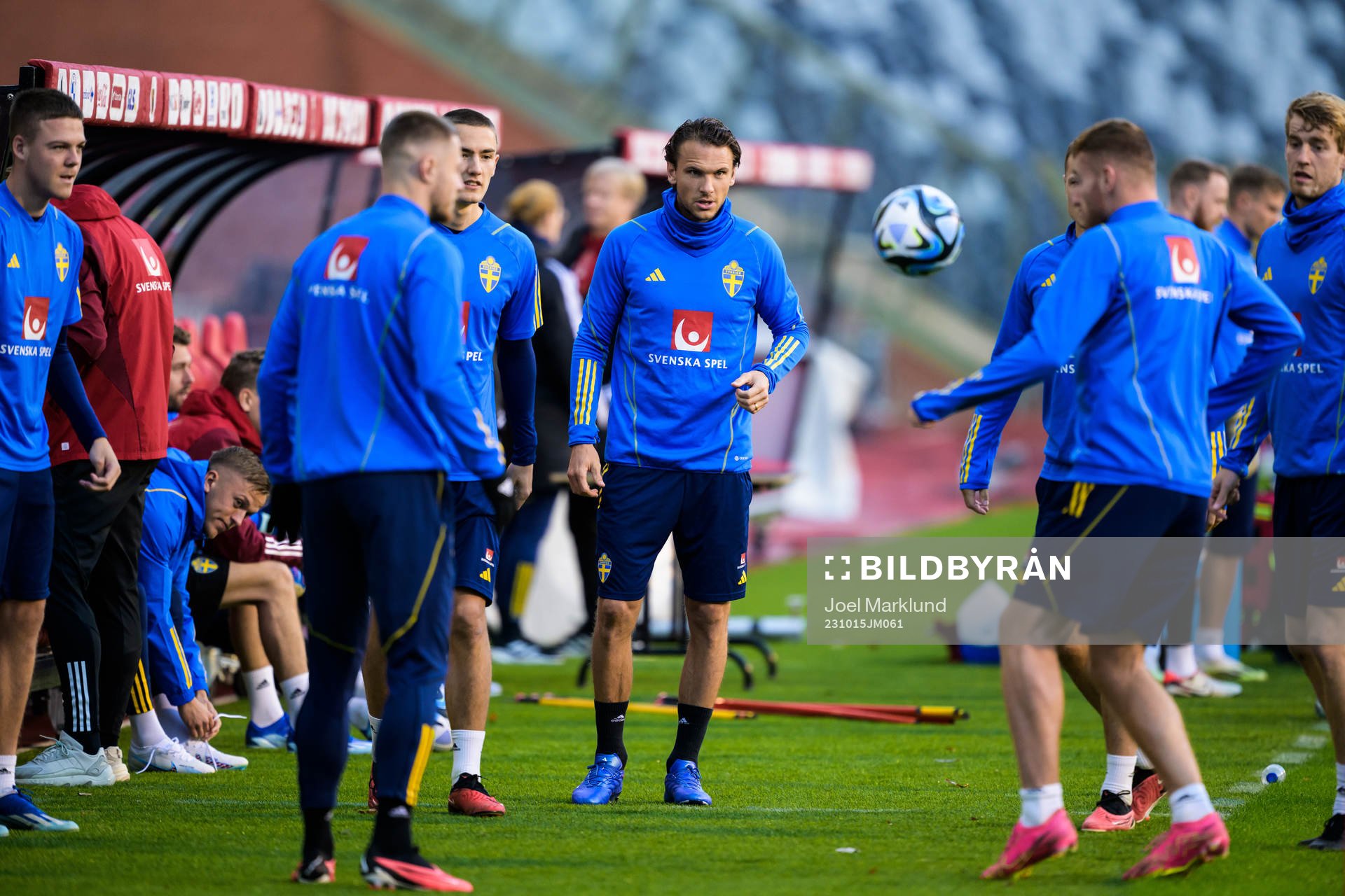 Emil Holm, Gustaf Lagerbielke and Albin Ekdal of the