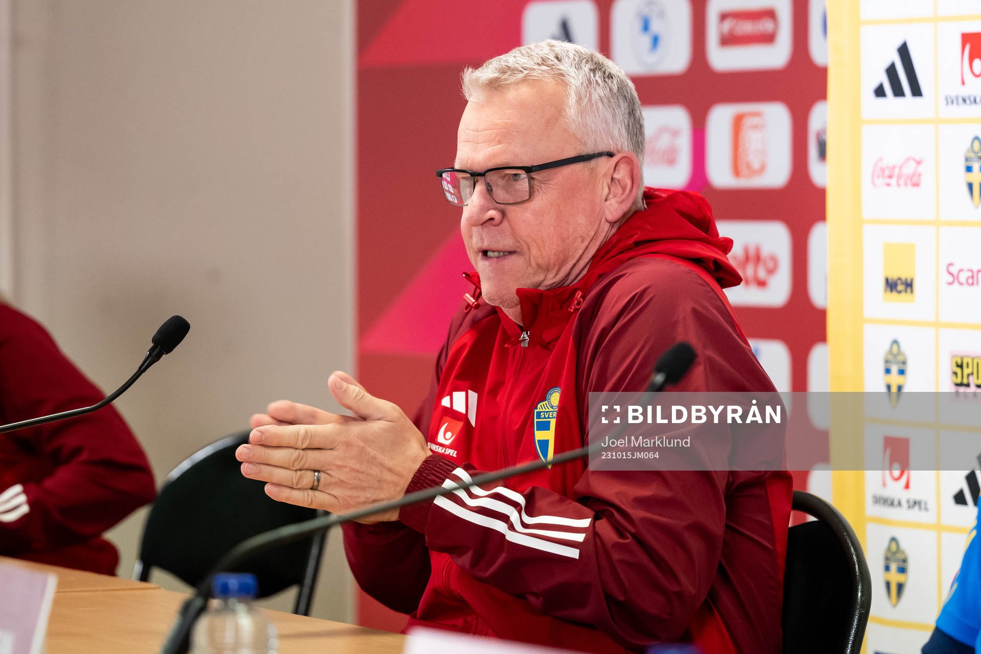 Head coach Janne Andersson of the Swedish national football