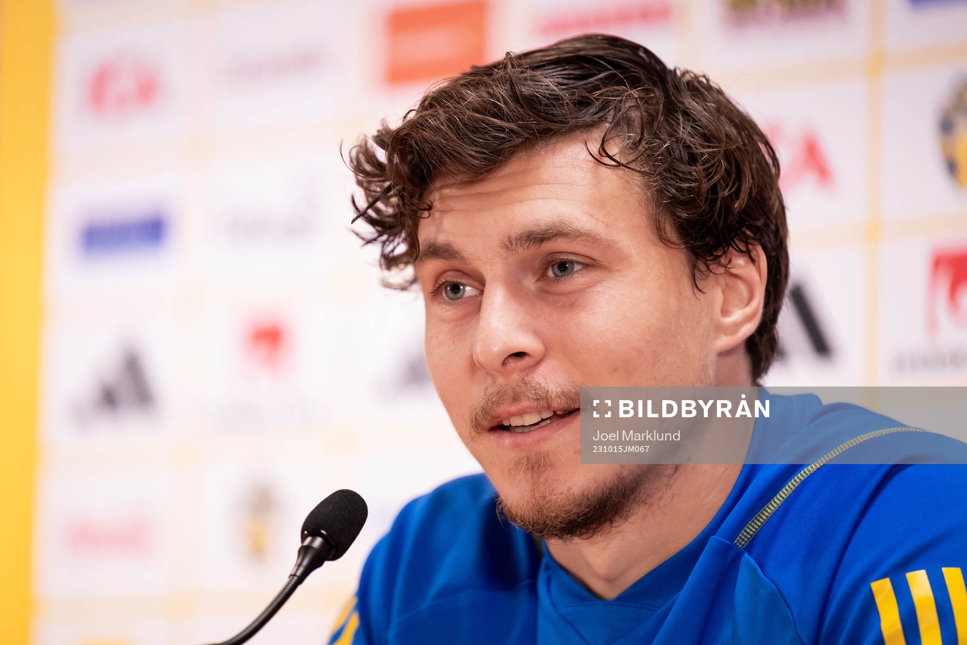 Victor Nilsson Lindelöf of the Swedish national football