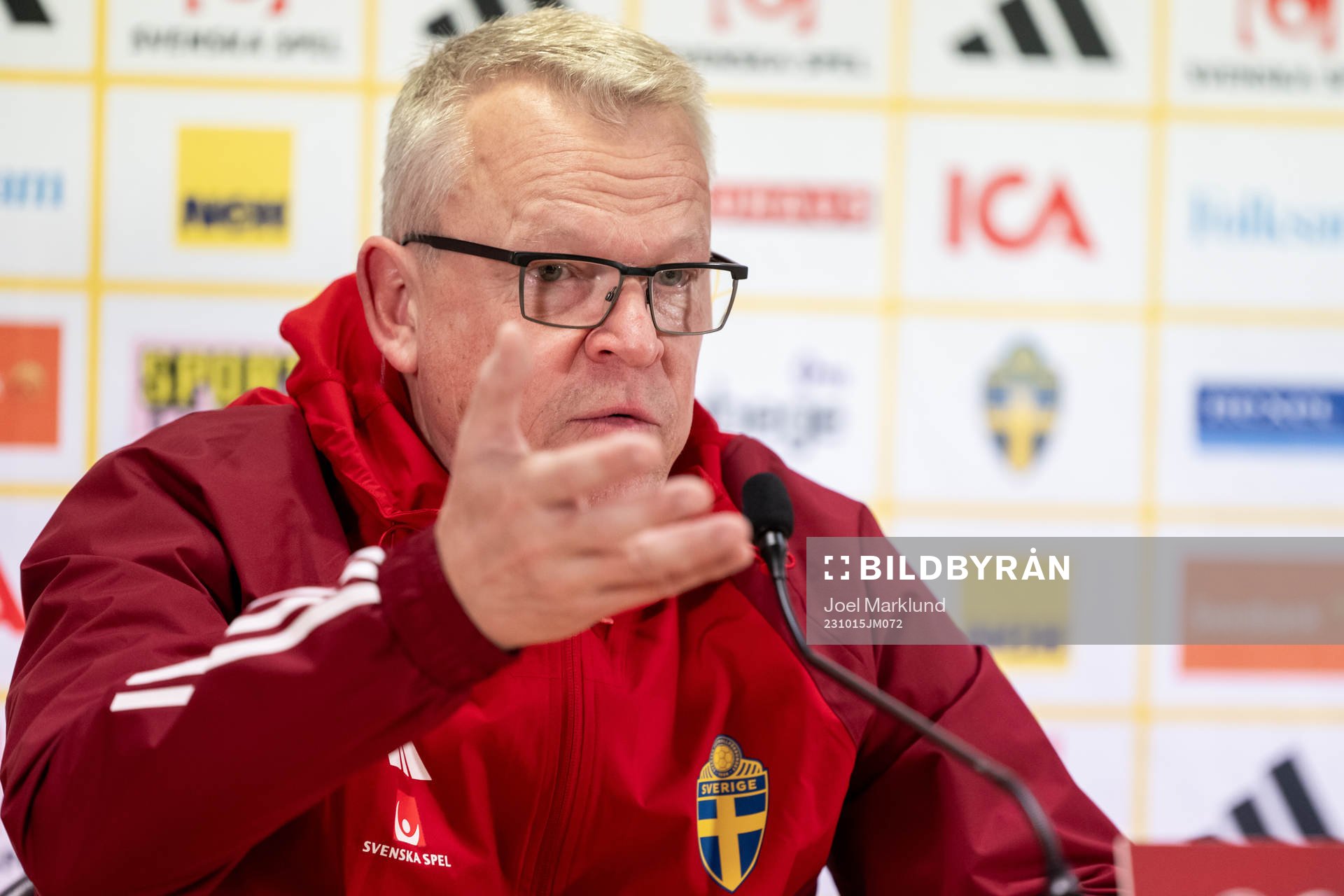 Head coach Janne Andersson of the Swedish national football