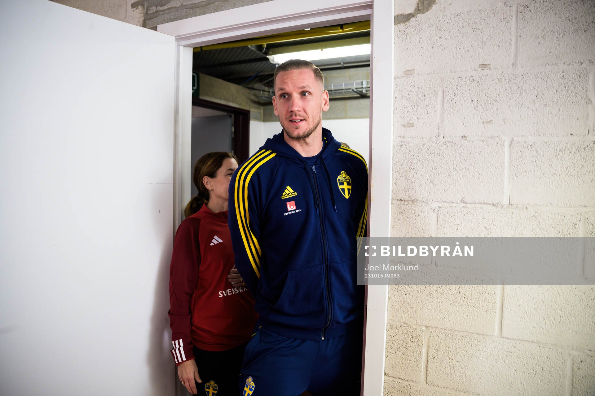 Robin Olsen of the Swedish national football team