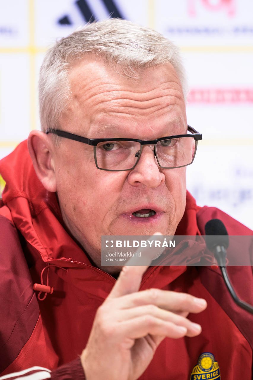 Head coach Janne Andersson of the Swedish national football
