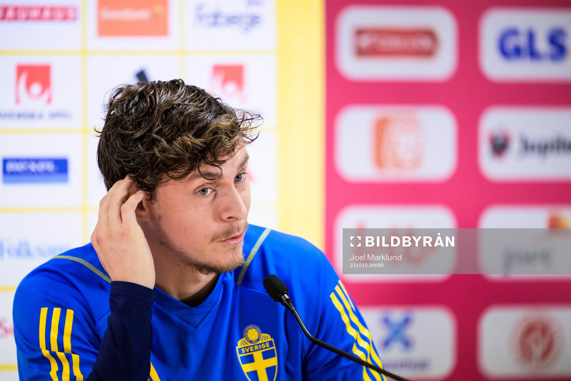 Victor Nilsson Lindelöf of the Swedish national football
