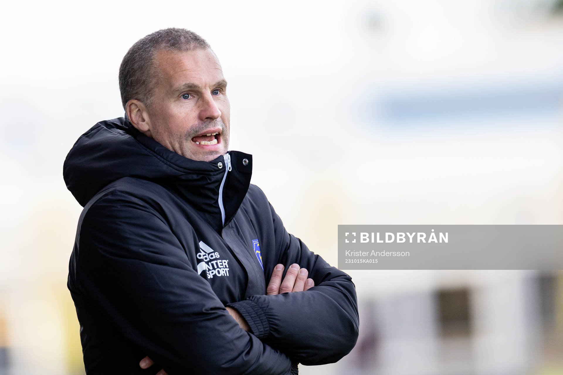 Falkenbergs tränare Christoffer Andersson