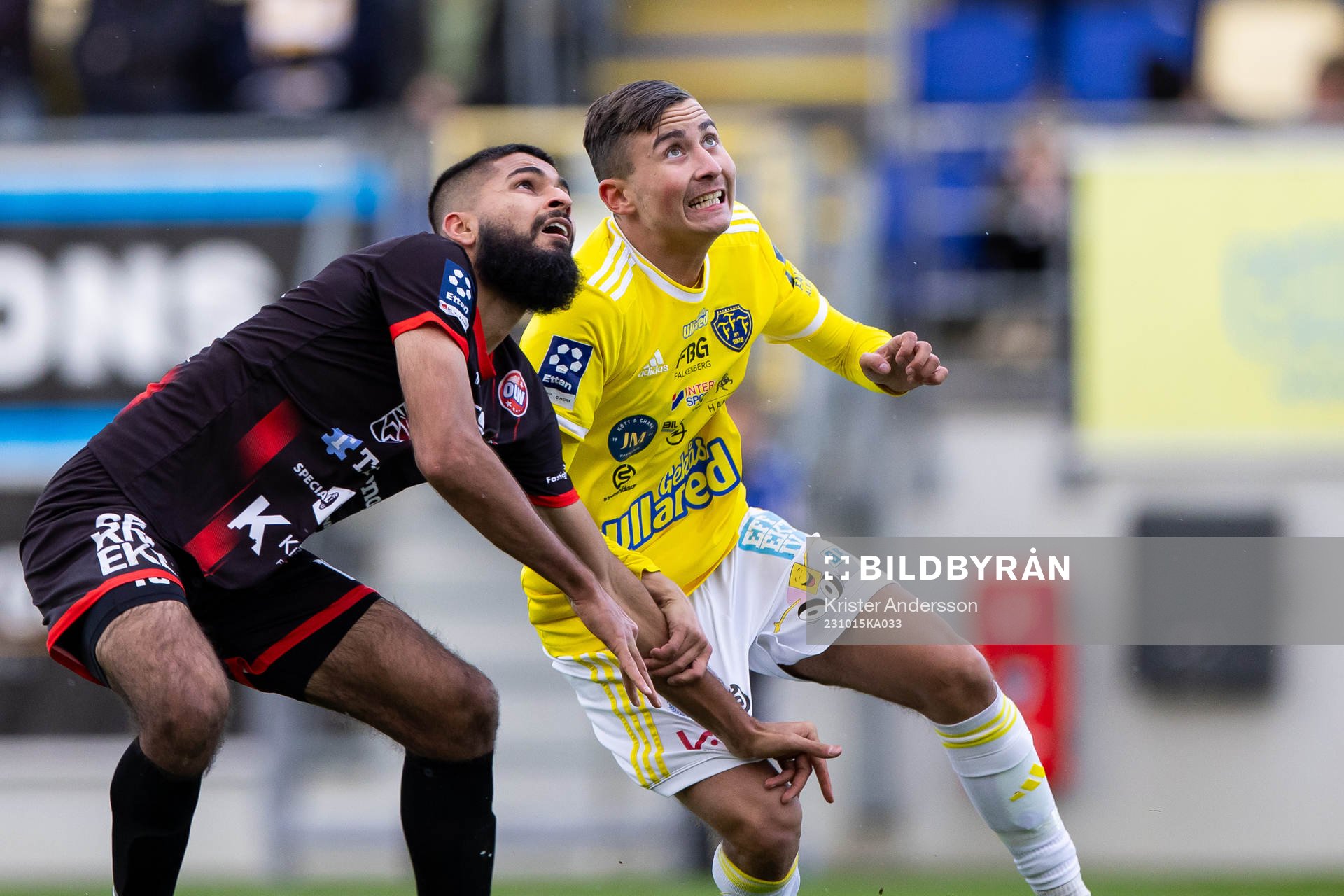 Trollhättans Suleman Zurmati och Falkenbergs Sewen Emilov