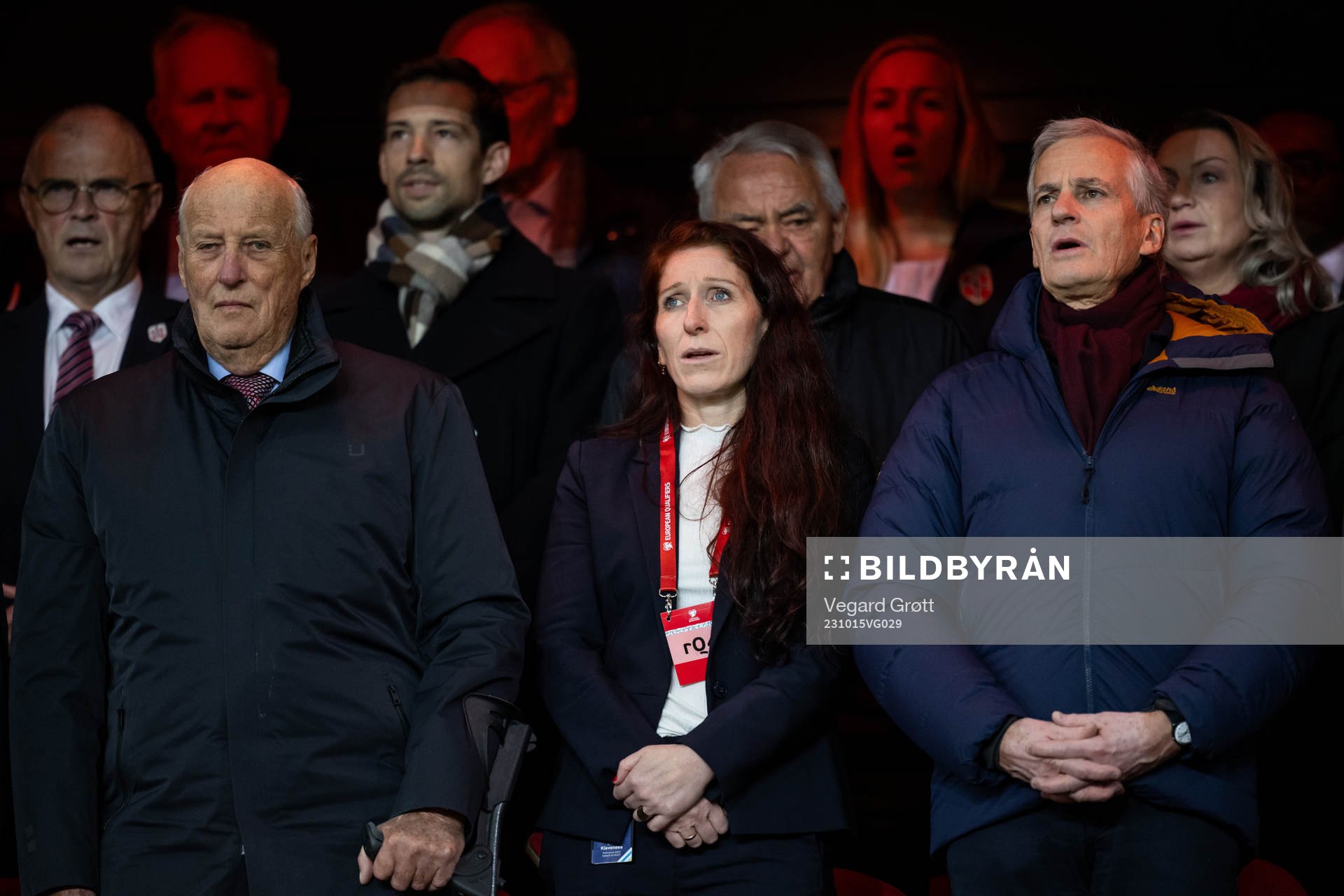 King Harald V of Norway, Lise Klaveness, president of the