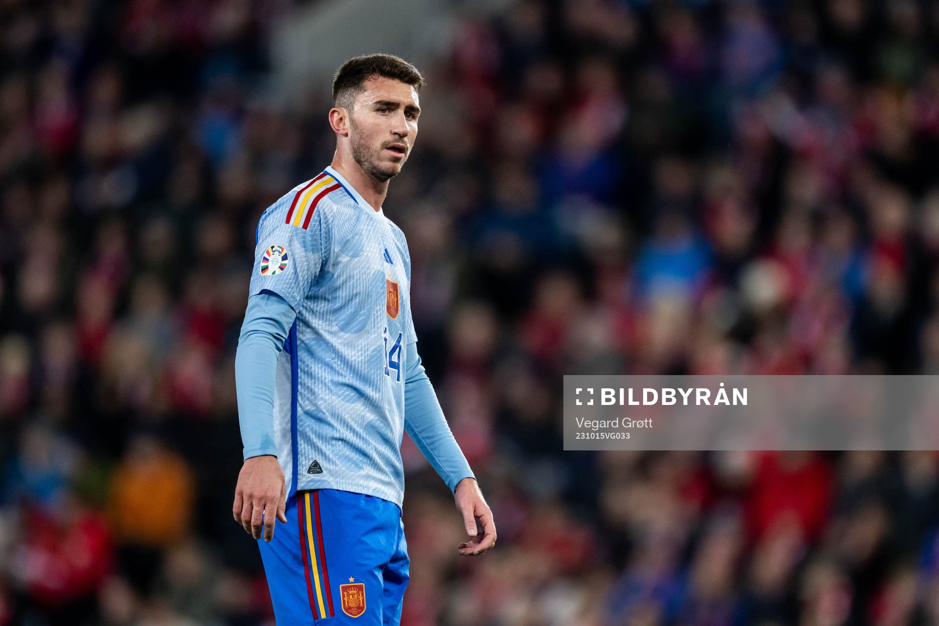 Aymeric Laporte of Spain