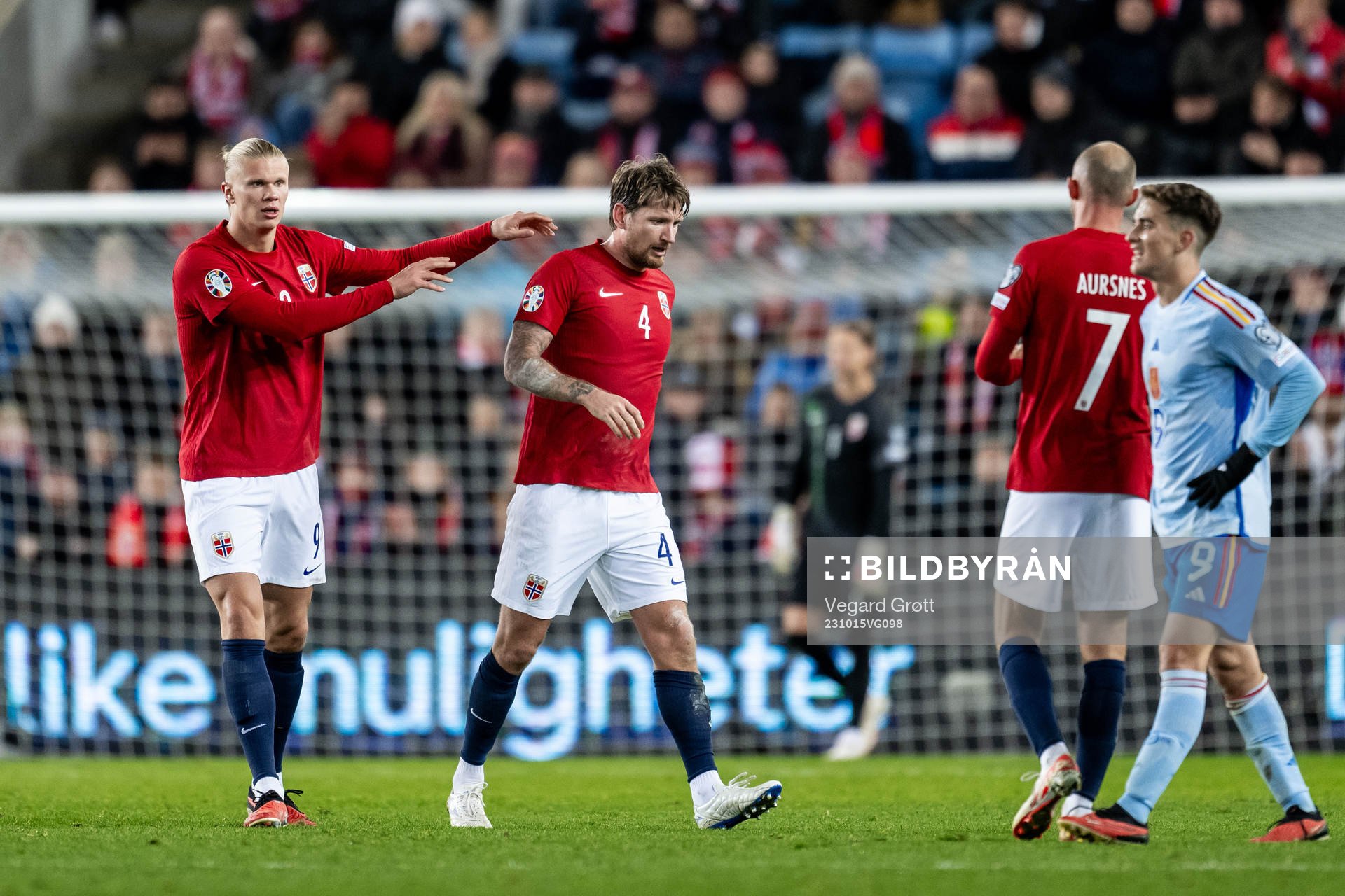 Erling Braut Haaland and Stefan Strandberg of Norway