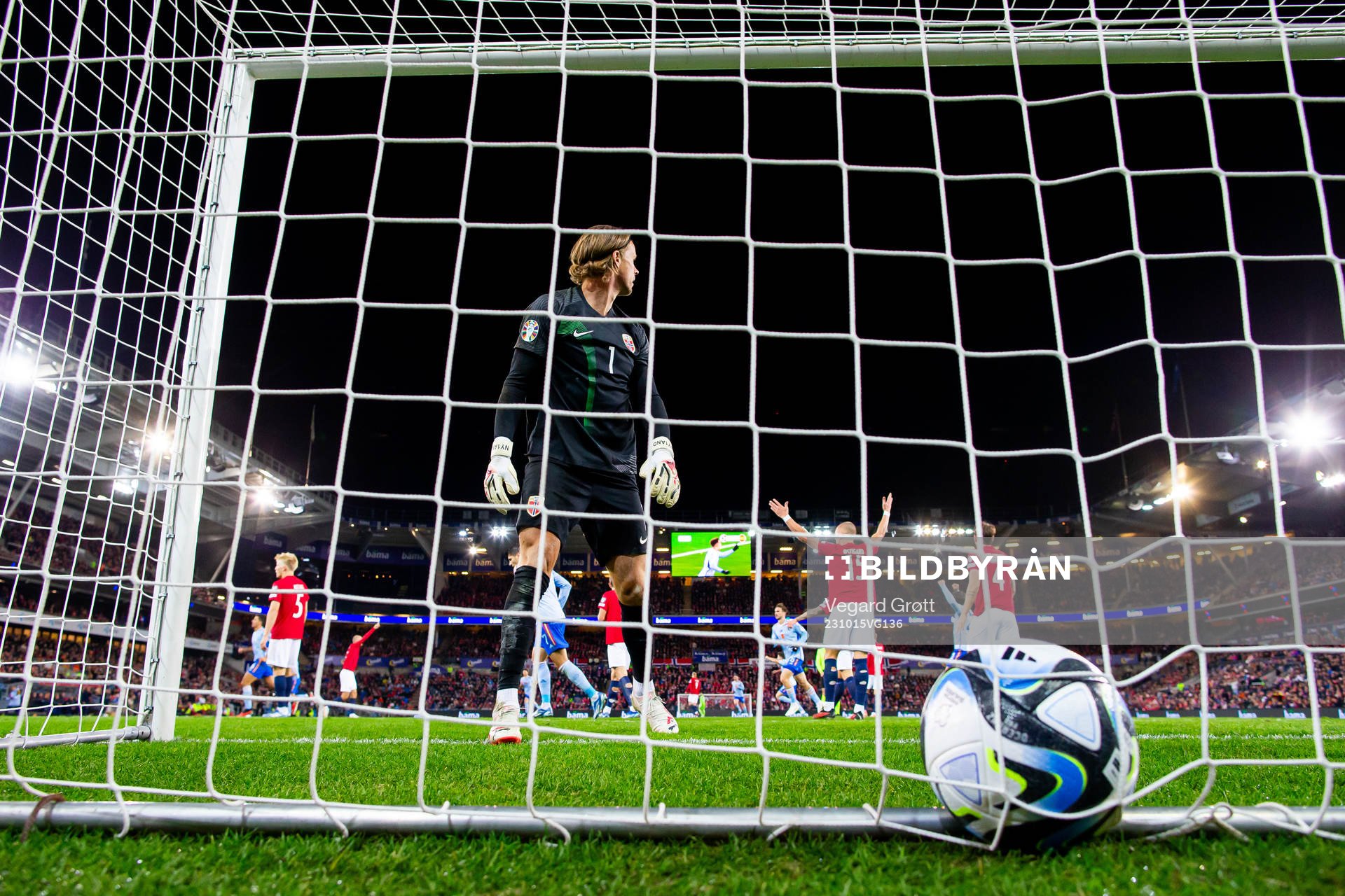 Goalkeeper Ørjan Håskjold Nyland of Norway
