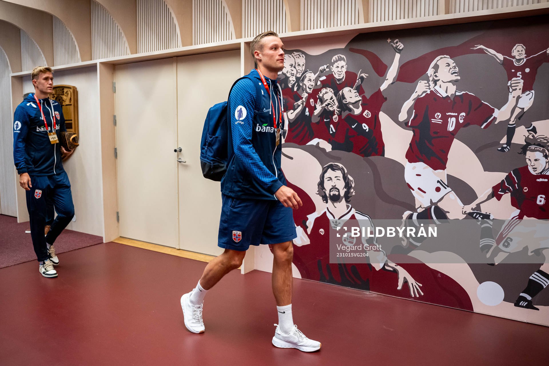 Stian Gregersen of Norway arrives