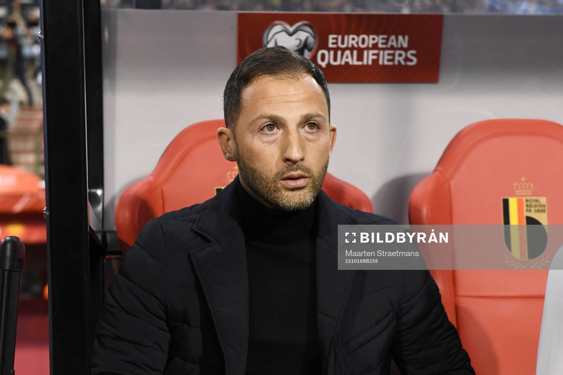 Domenico Tedesco, head coach of Belgium, pictured