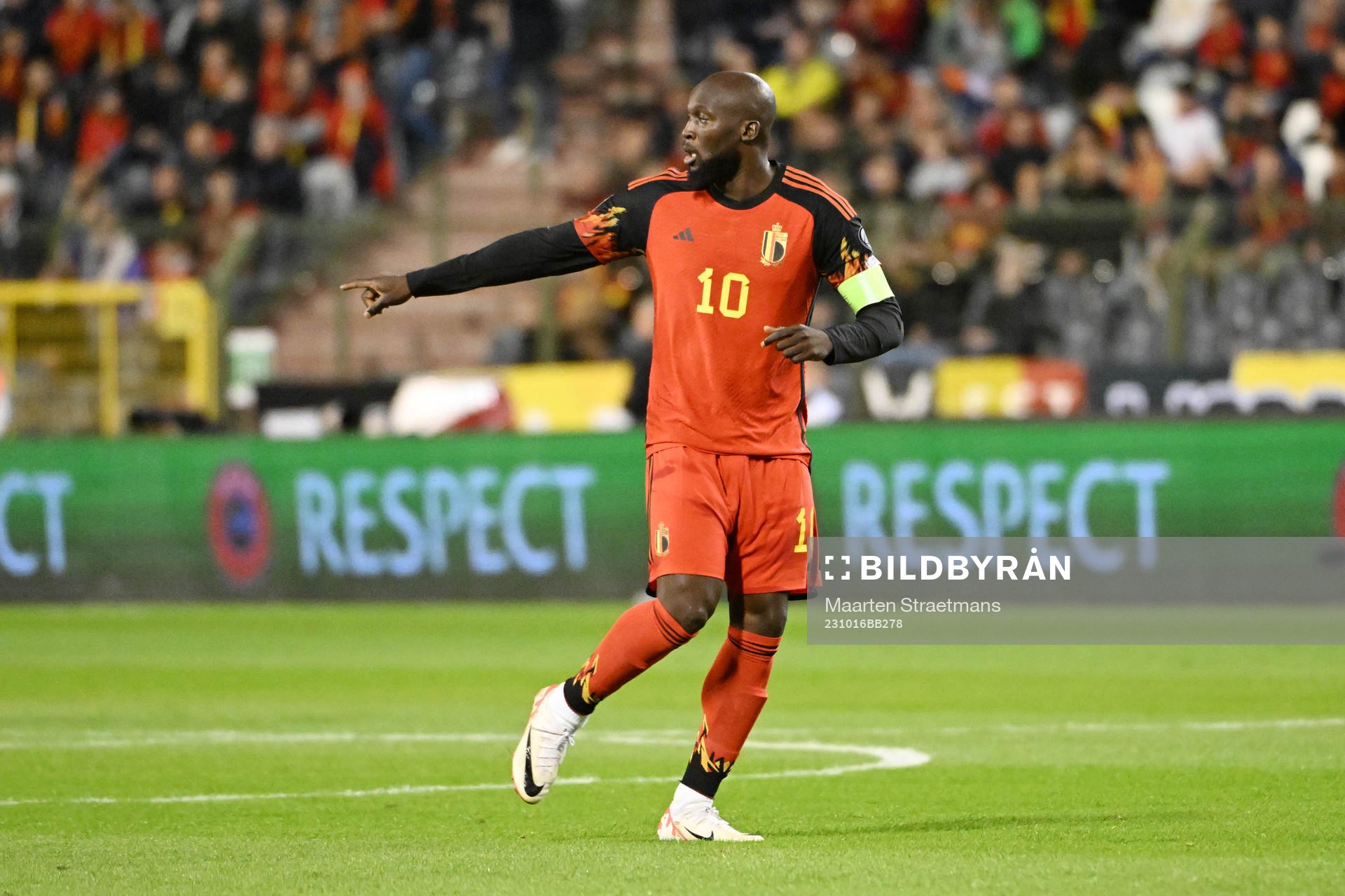 Romelu Lukaku of Belgium pictured