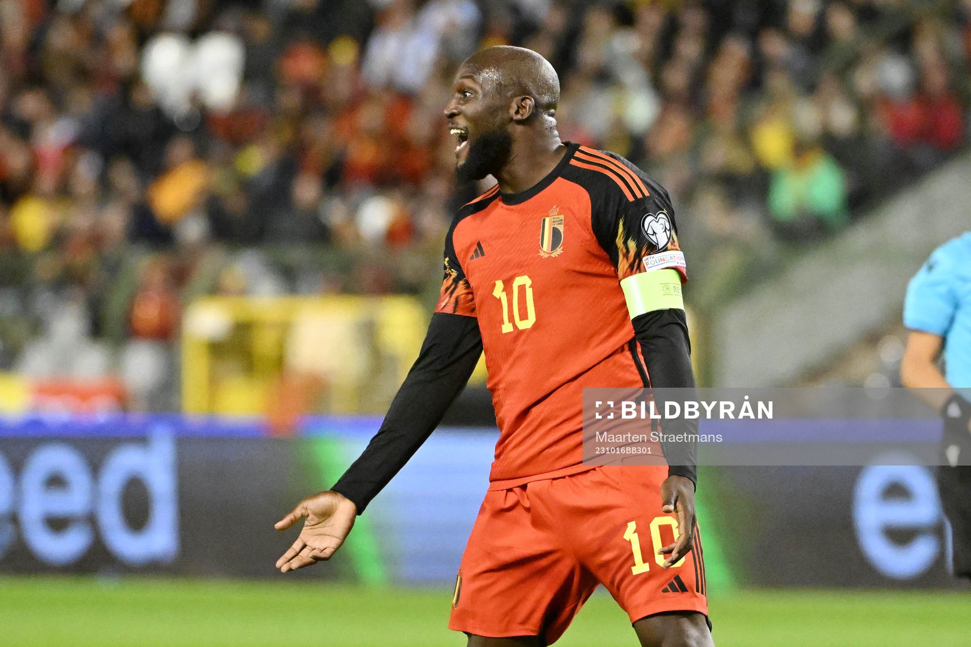 Romelu Lukaku of Belgium pictured