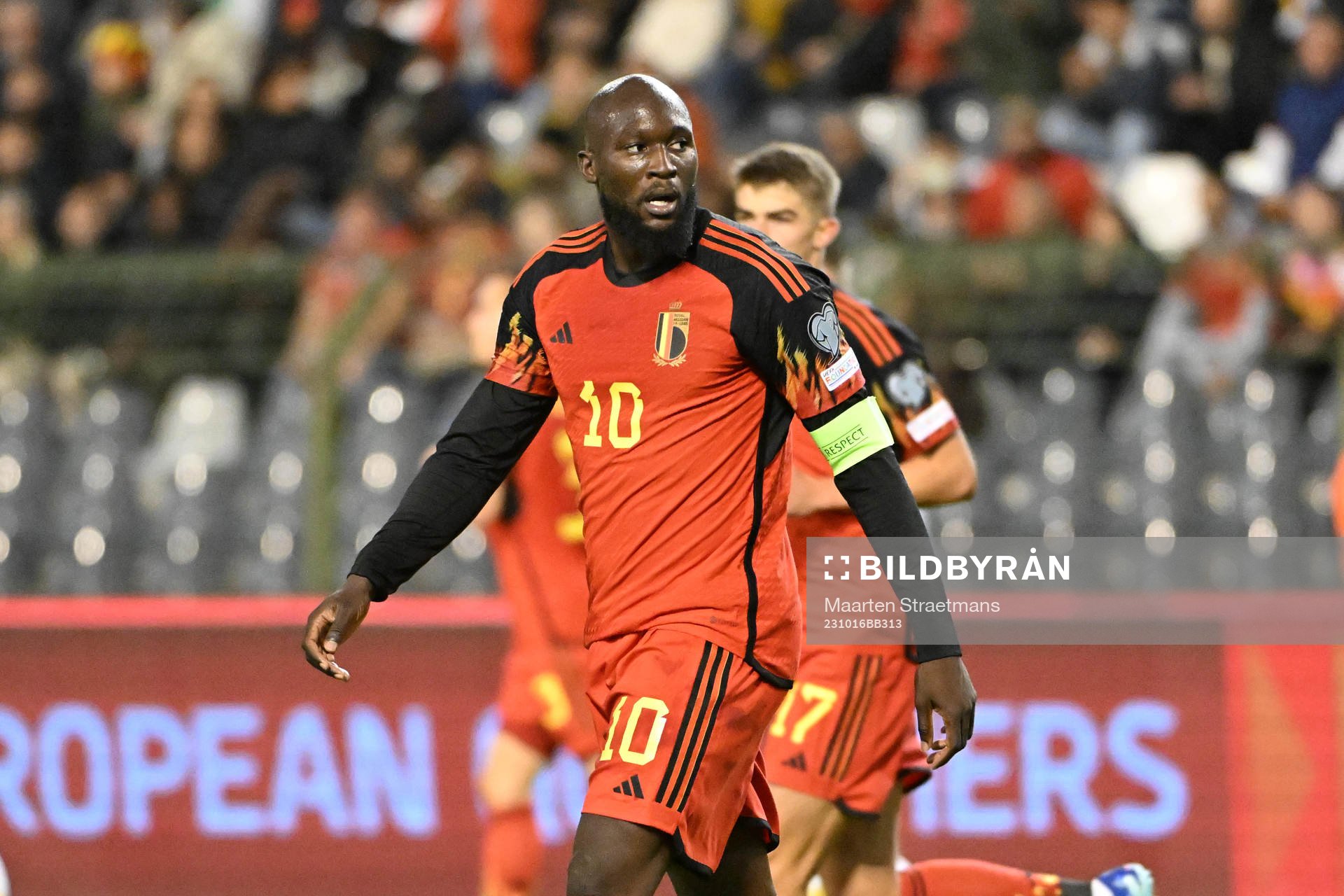 Romelu Lukaku of Belgium pictured