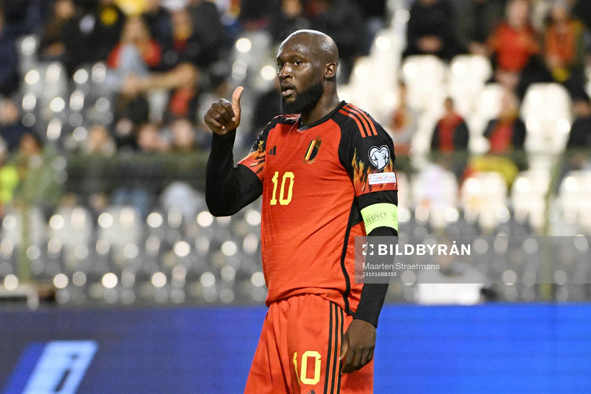 Romelu Lukaku of Belgium pictured