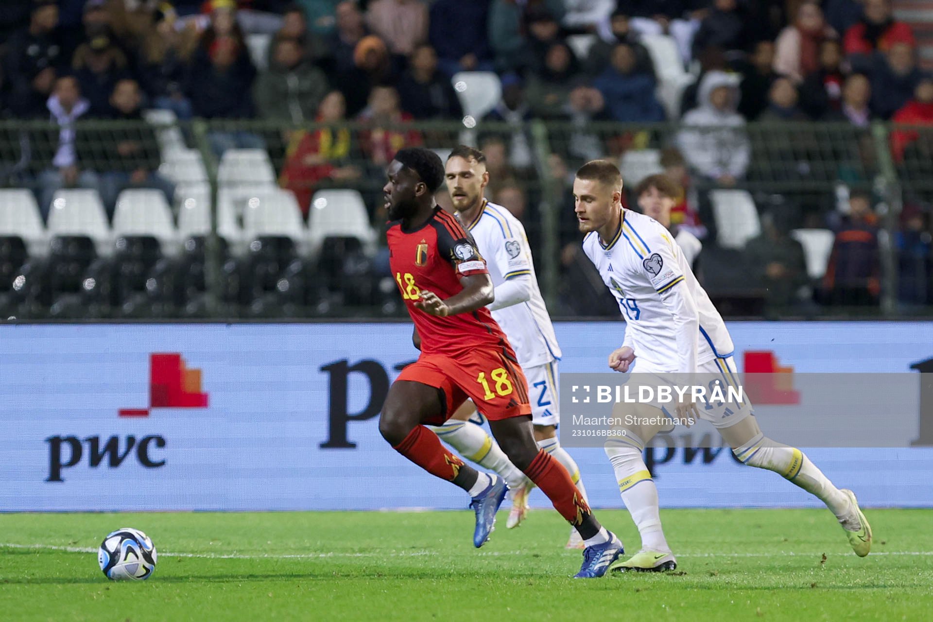 Orel Mangala of Belgium