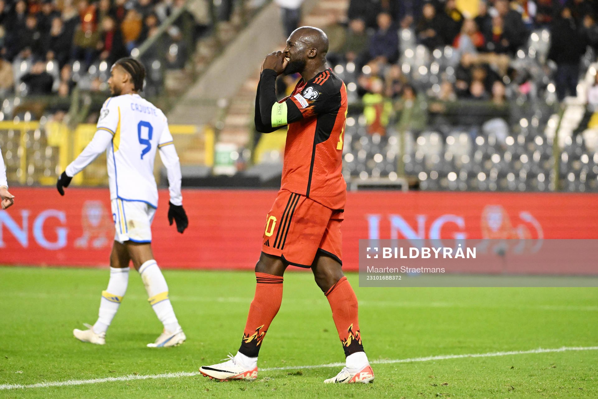 Romelu Lukaku of Belgium pictured