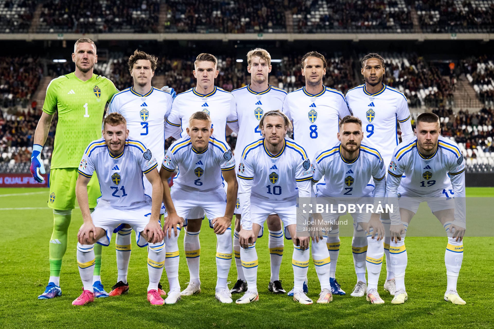 Starting eleven of Sweden
