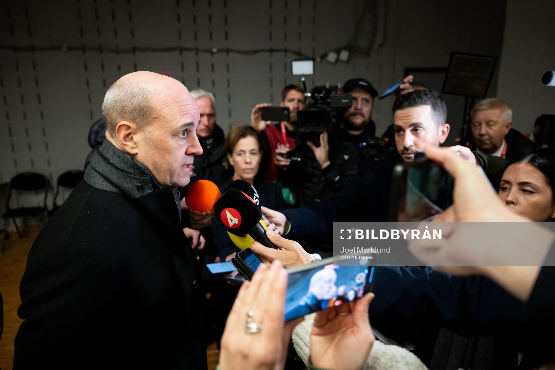 Fredrik Reinfeldt, president of the Swedish Football