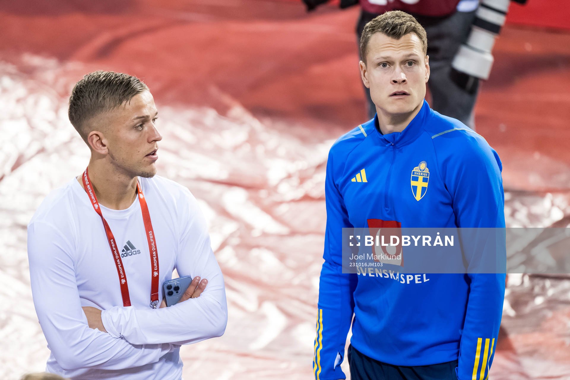 Jesper Karlsson and Viktor Claesson of Sweden