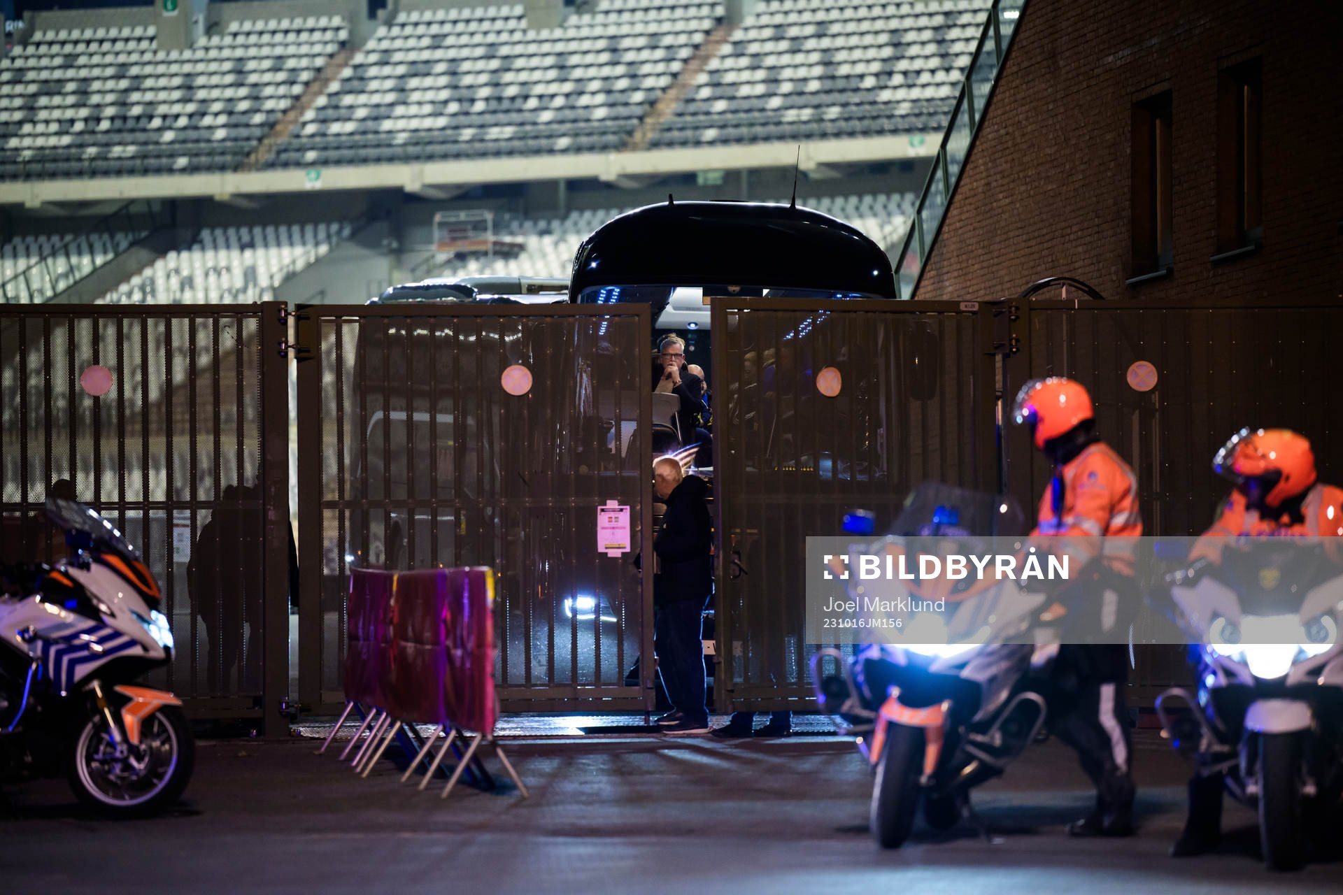 Head coach Janne Andersson of Sweden sits in the bus