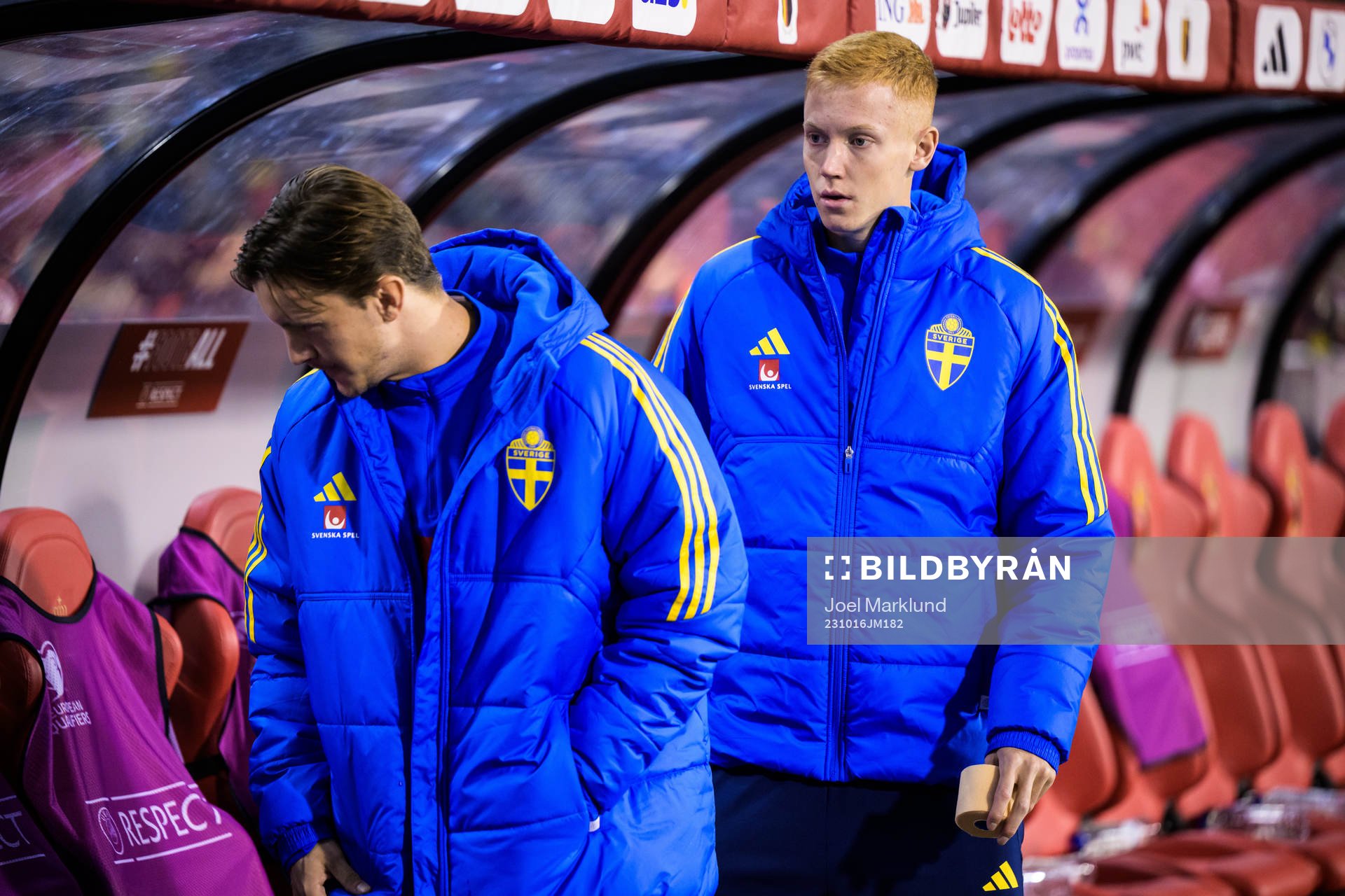 Kristoffer Olsson and Hugo Larsson of Sweden