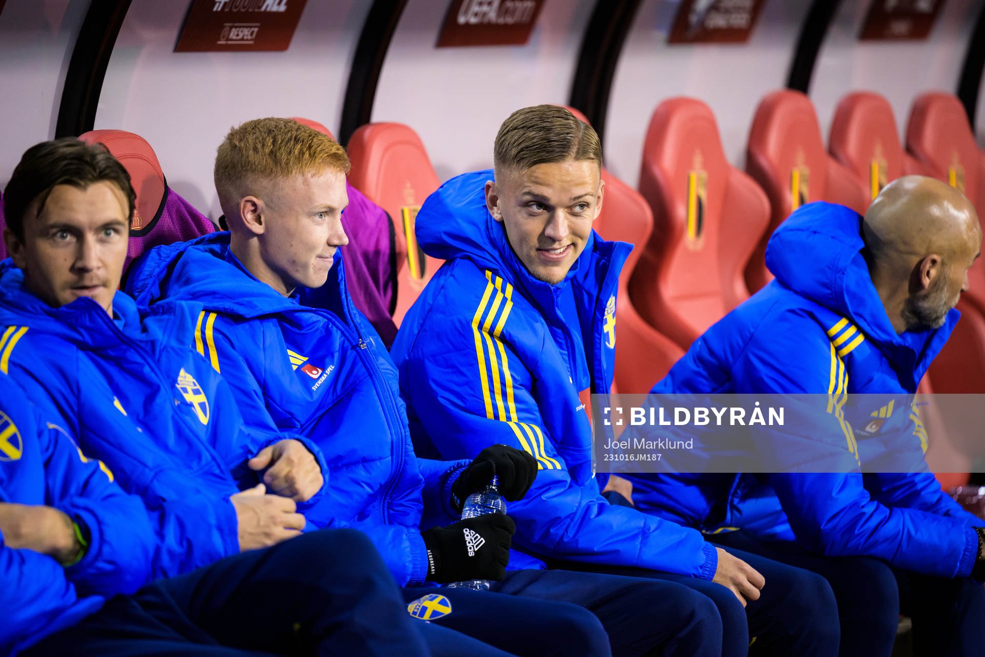 Kristoffer Olsson, Hugo Larsson and Jesper Karlsson of