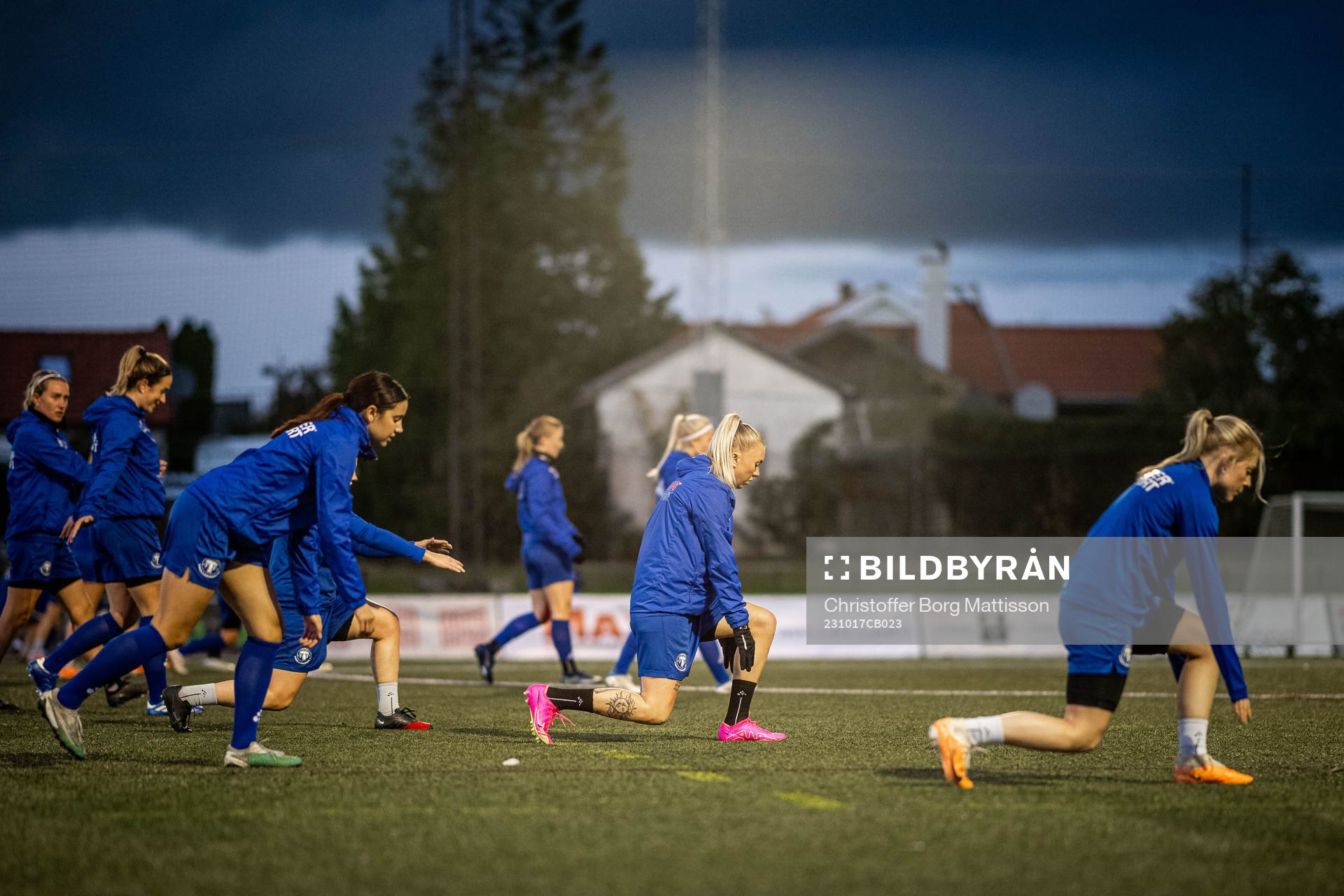 Trelleborgs FFs Linnea Prambrant under en fotografering den 17 oktober 2023 i Trelleborg. 