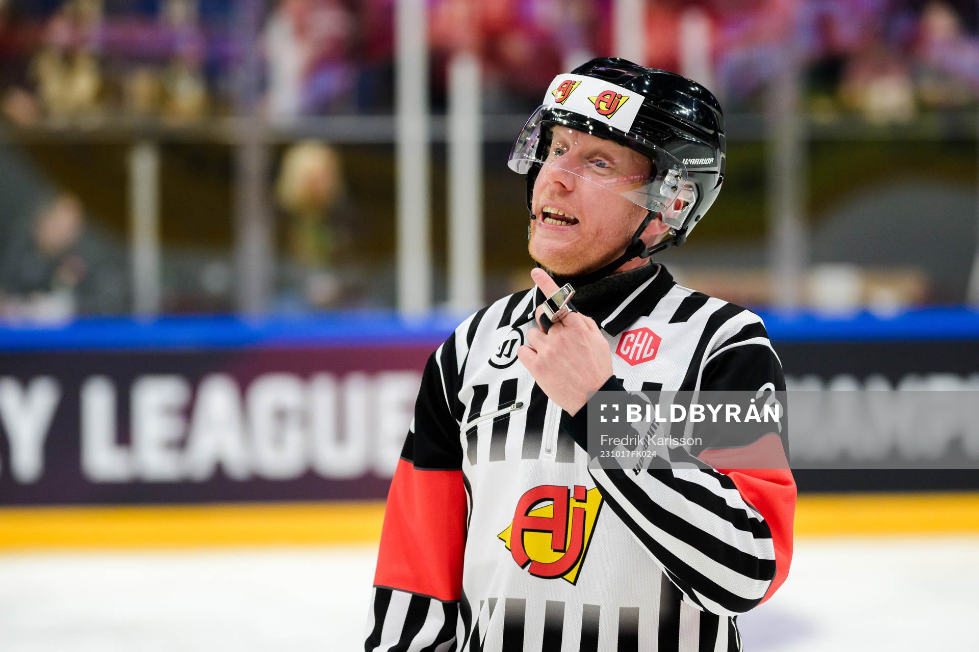 Referee Mikael Holm
