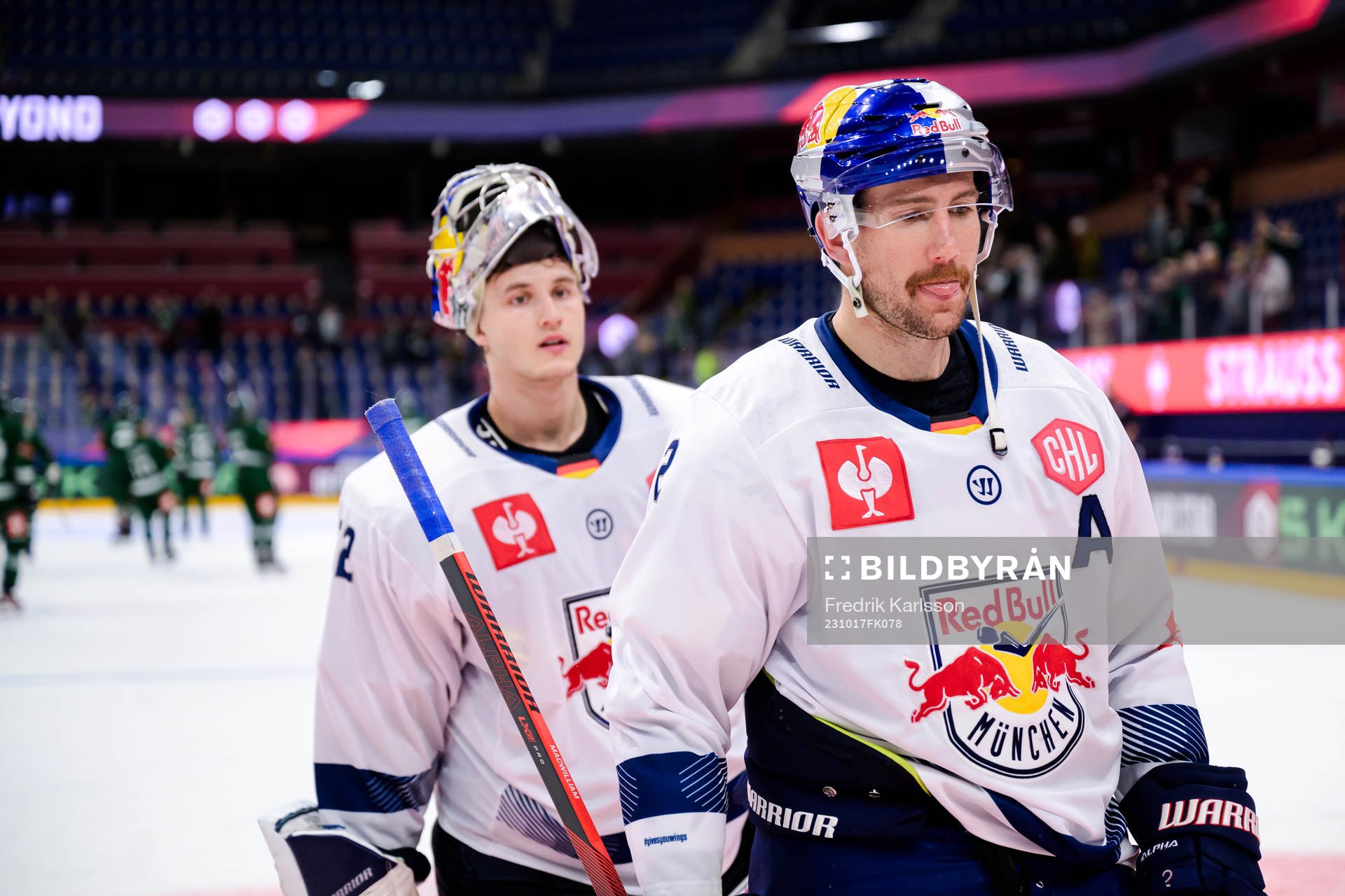 Daniel Allavena and Andrew MacWilliam of Munich looks