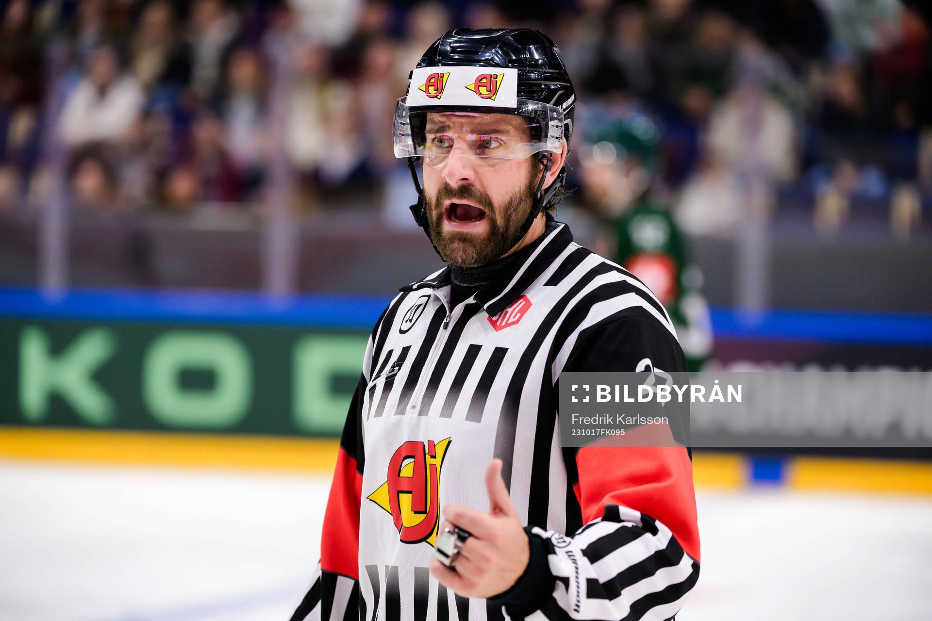 Referee Mikael Sjöqvist