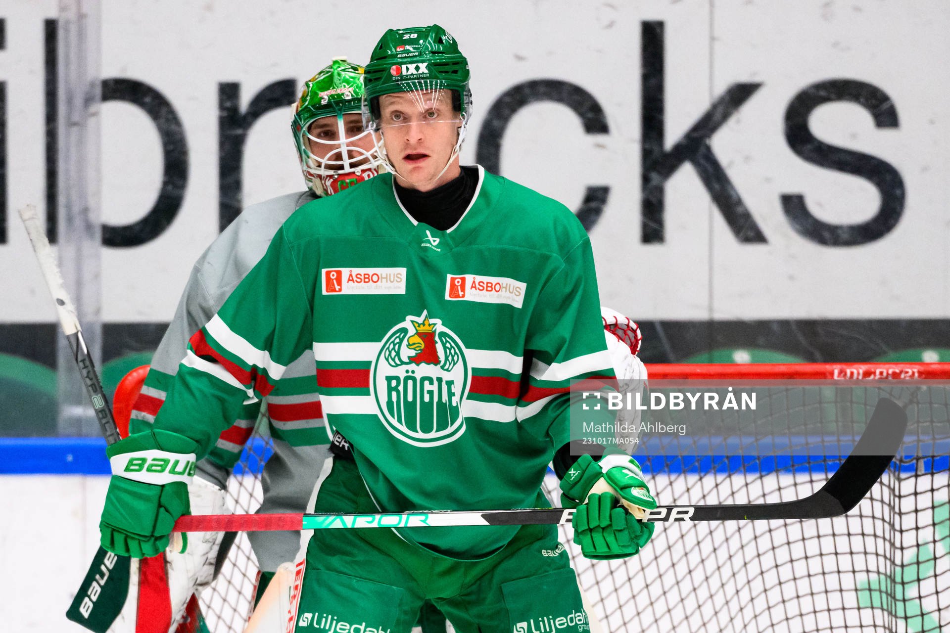 Målvakt Christoffer Rifalk och Anton Bengtsson