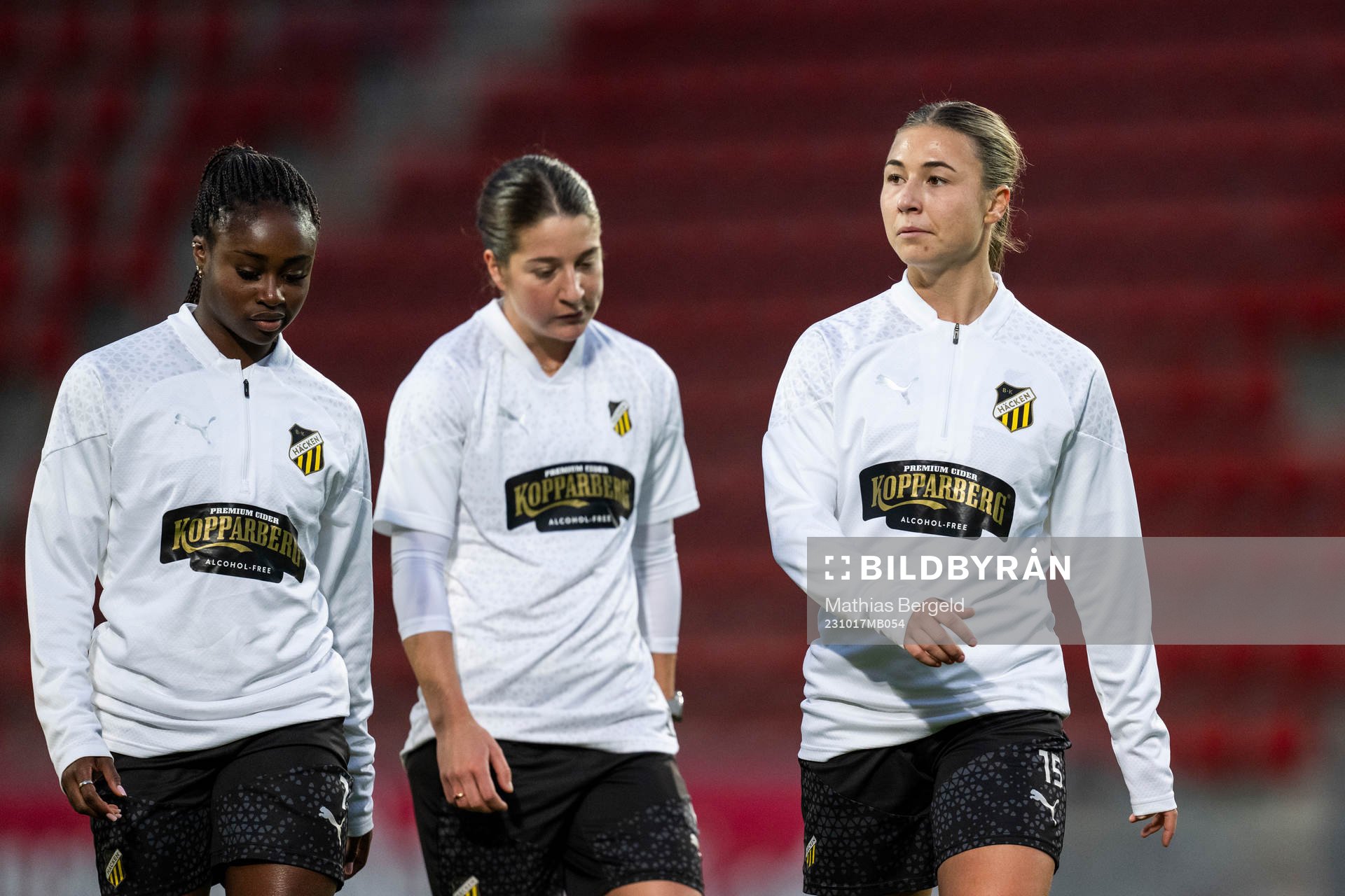 Monica Jusu Bah, Ruby Grant and Alexandra Hellekant