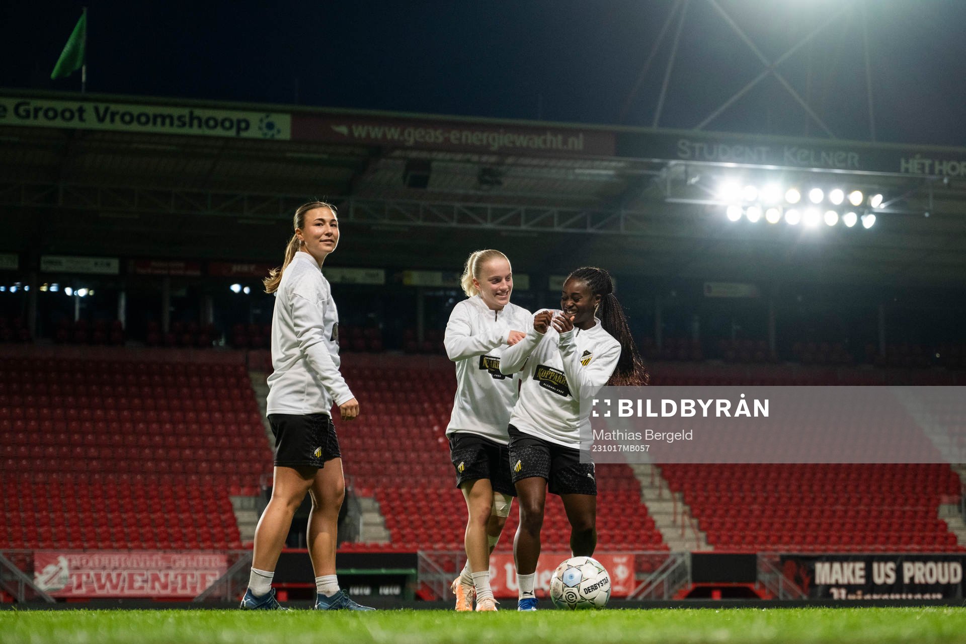 Alexandra Hellekant, Anna Sandberg and Monica Jusu Bah