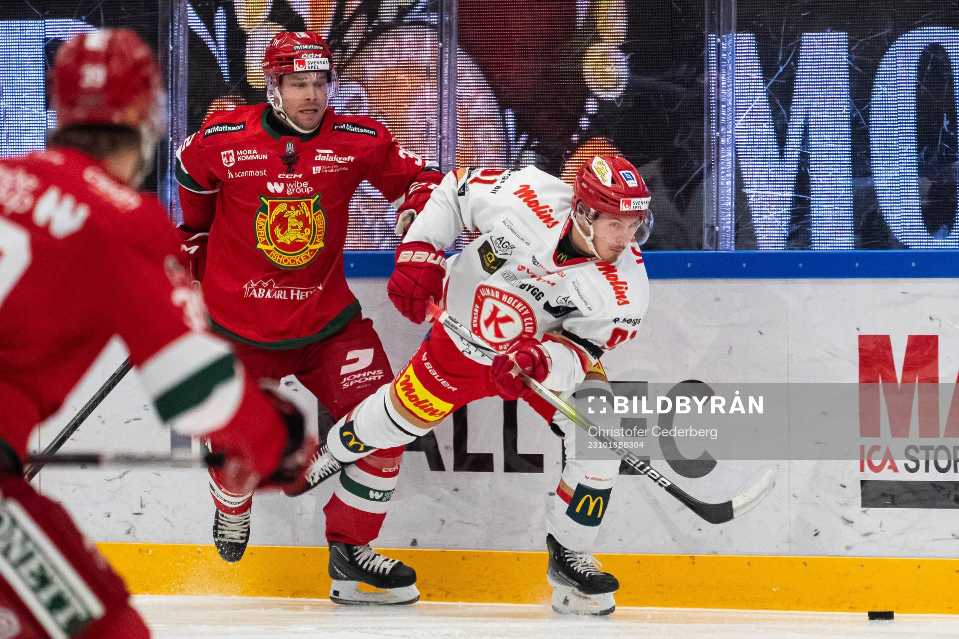 Moras Markus Modigs och Kalmars Victor Laz