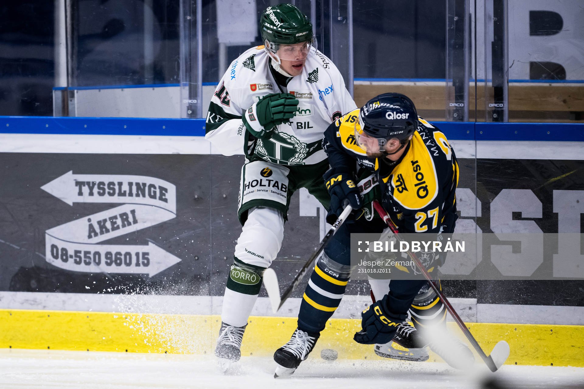 Tingsryds Albert Sjöberg och Södertäljes Daniel Norbe