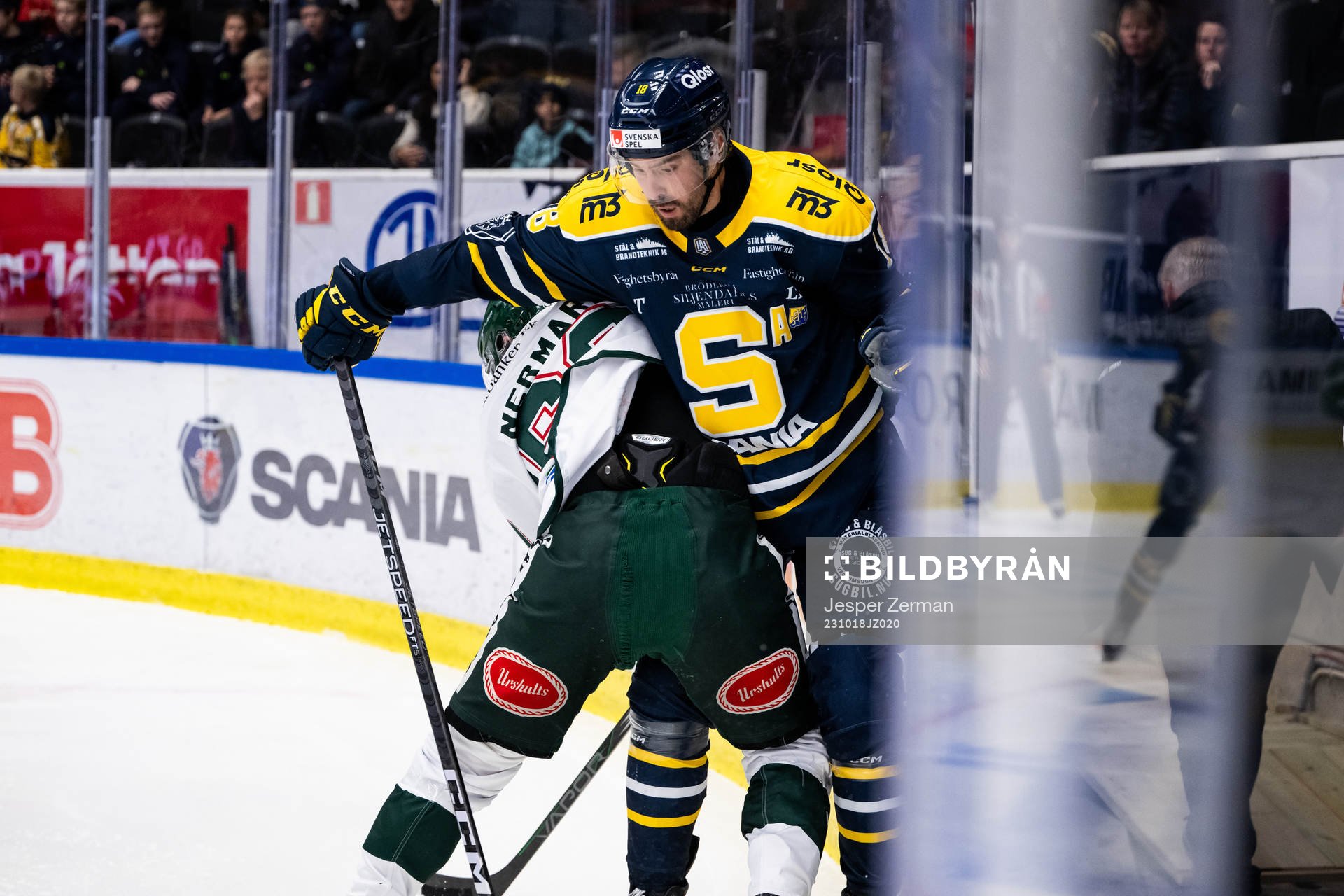 Tingsryds Joachim Nermark och Södertäljes Linus Videll
