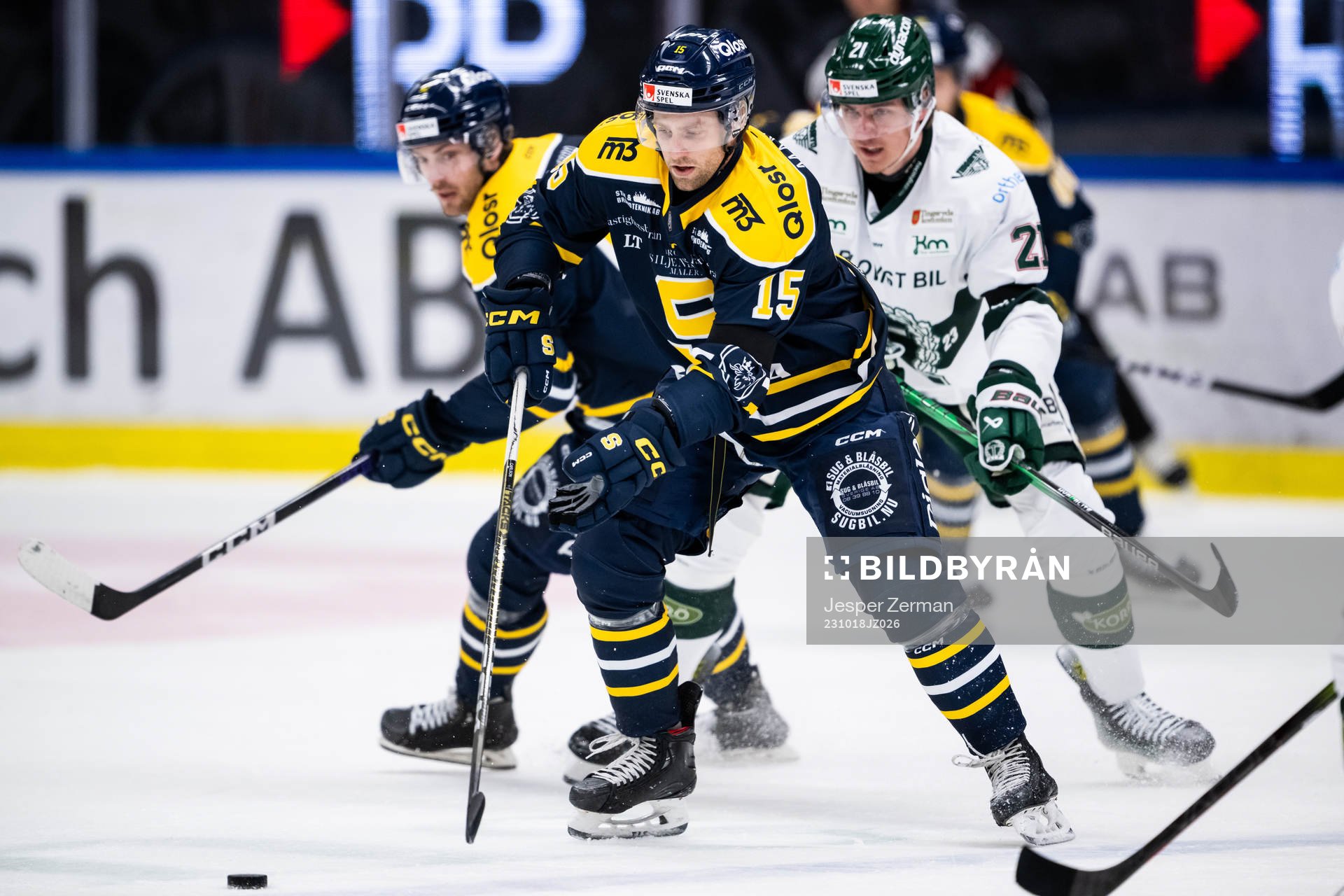 Södertäljes Albin Carlson och Tingsryds Gustav Olhaver