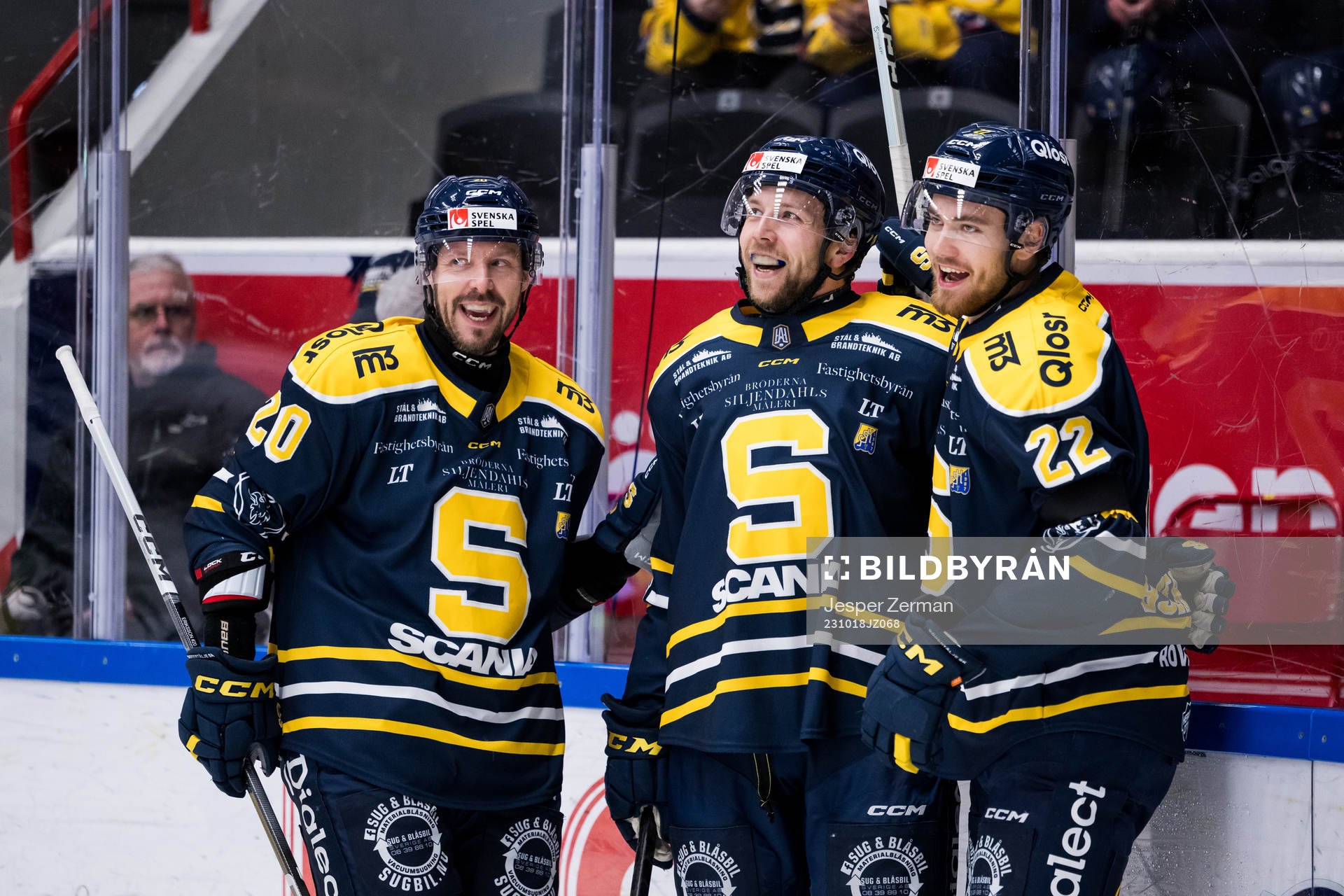 Södertäljes Jacob Bjerselius, Marcus Eriksson och Emil
