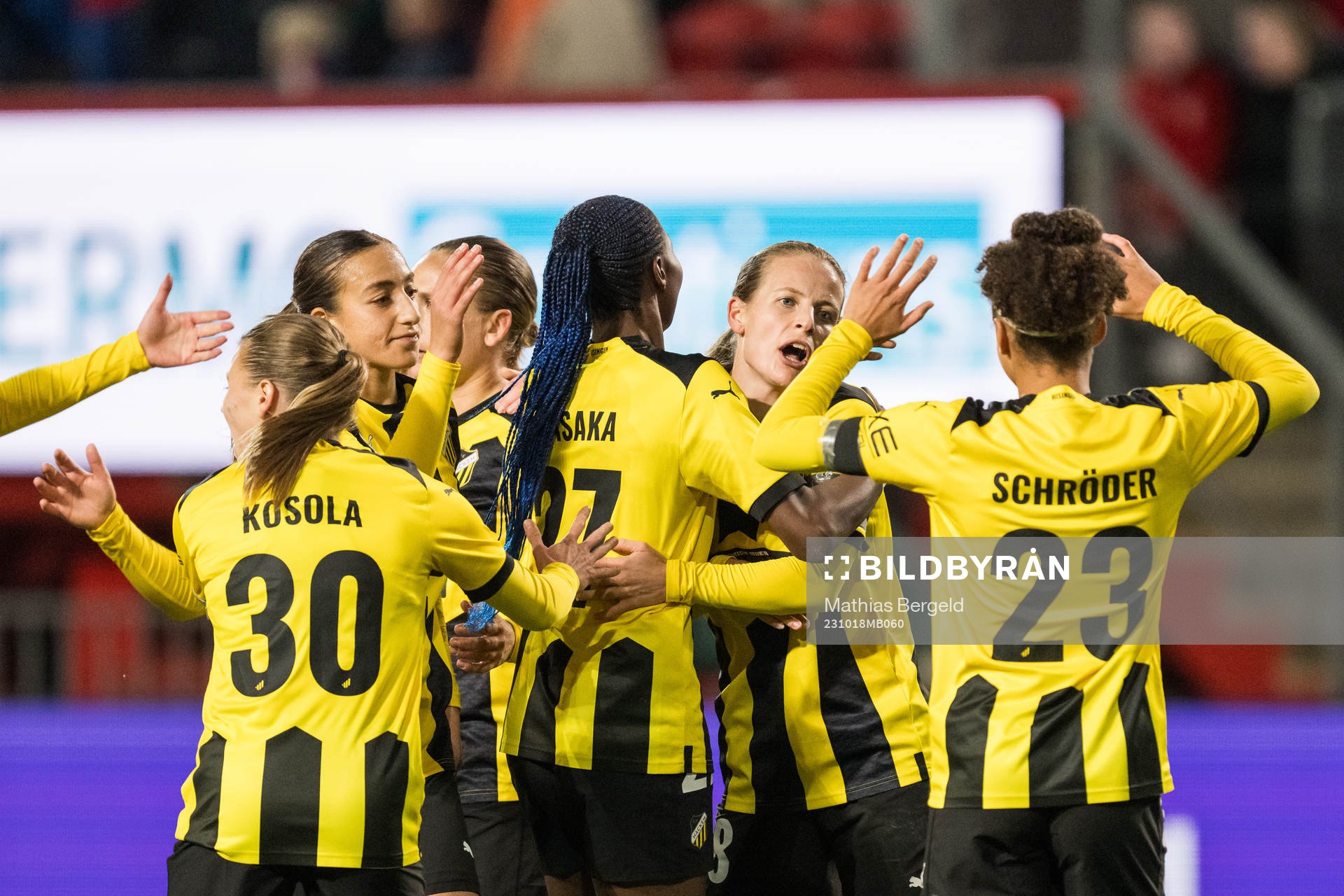 Anna Anvegård of Häcken celebrates
