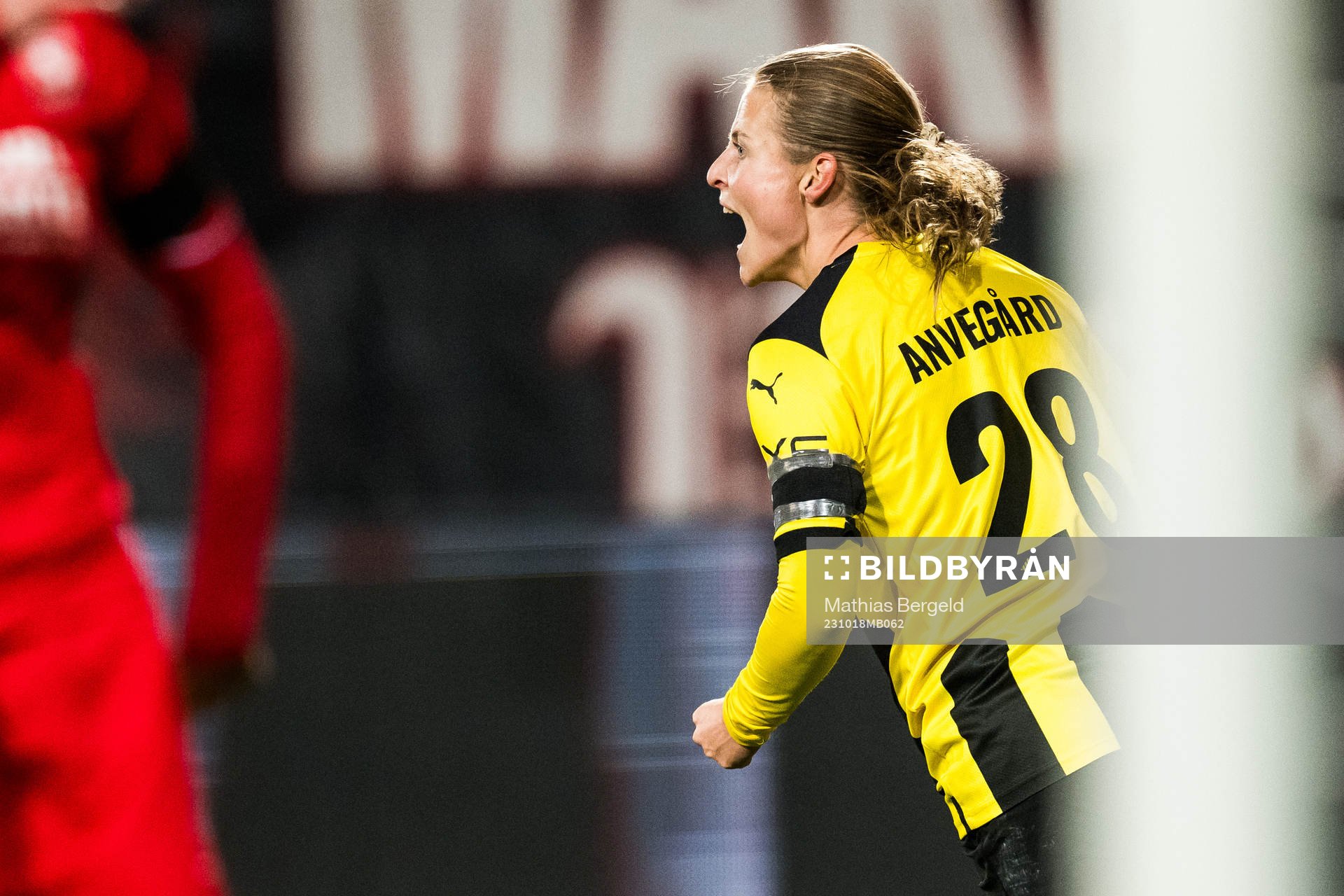 Anna Anvegård of Häcken celebrates