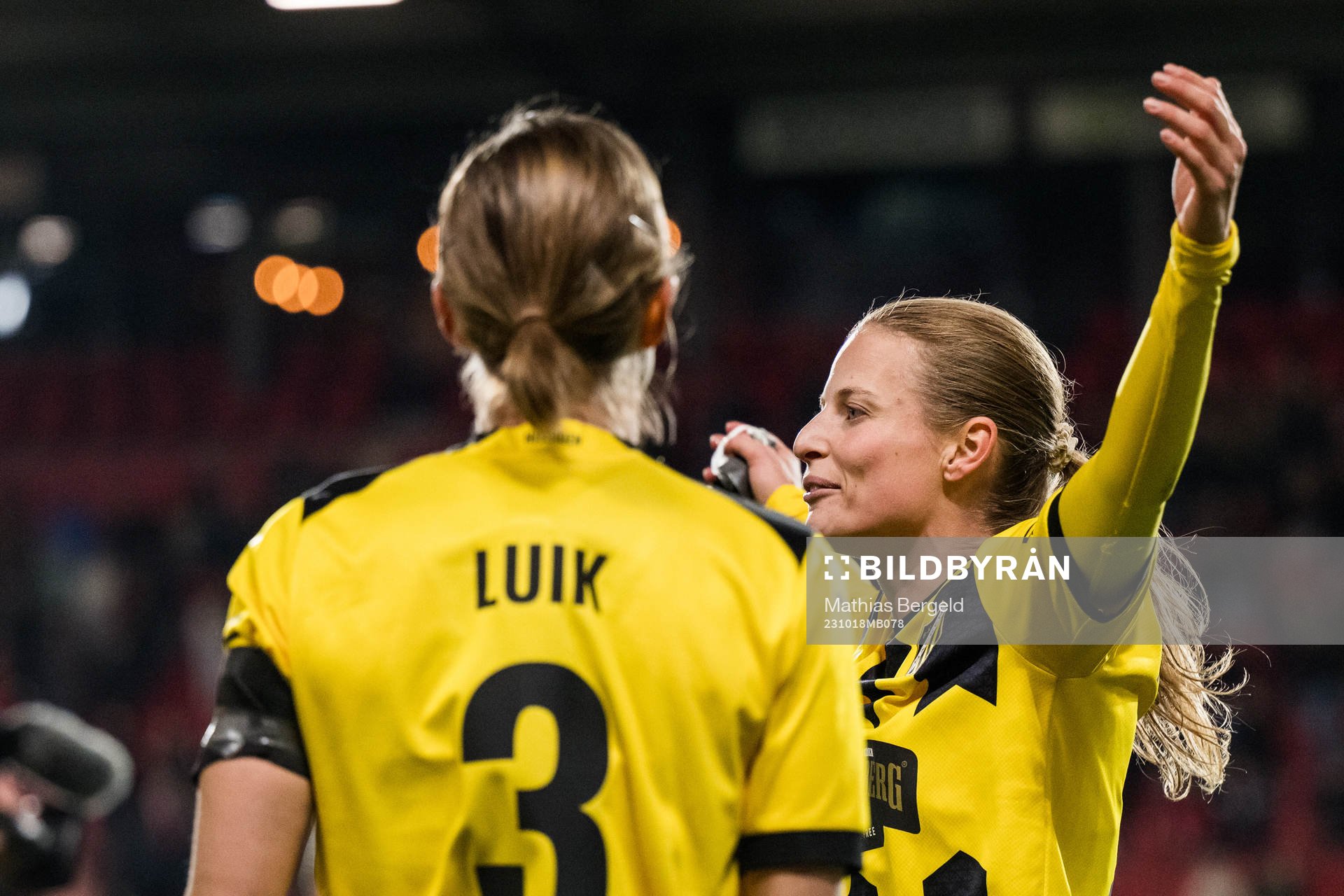 Anna Anvegård of Häcken celebrates