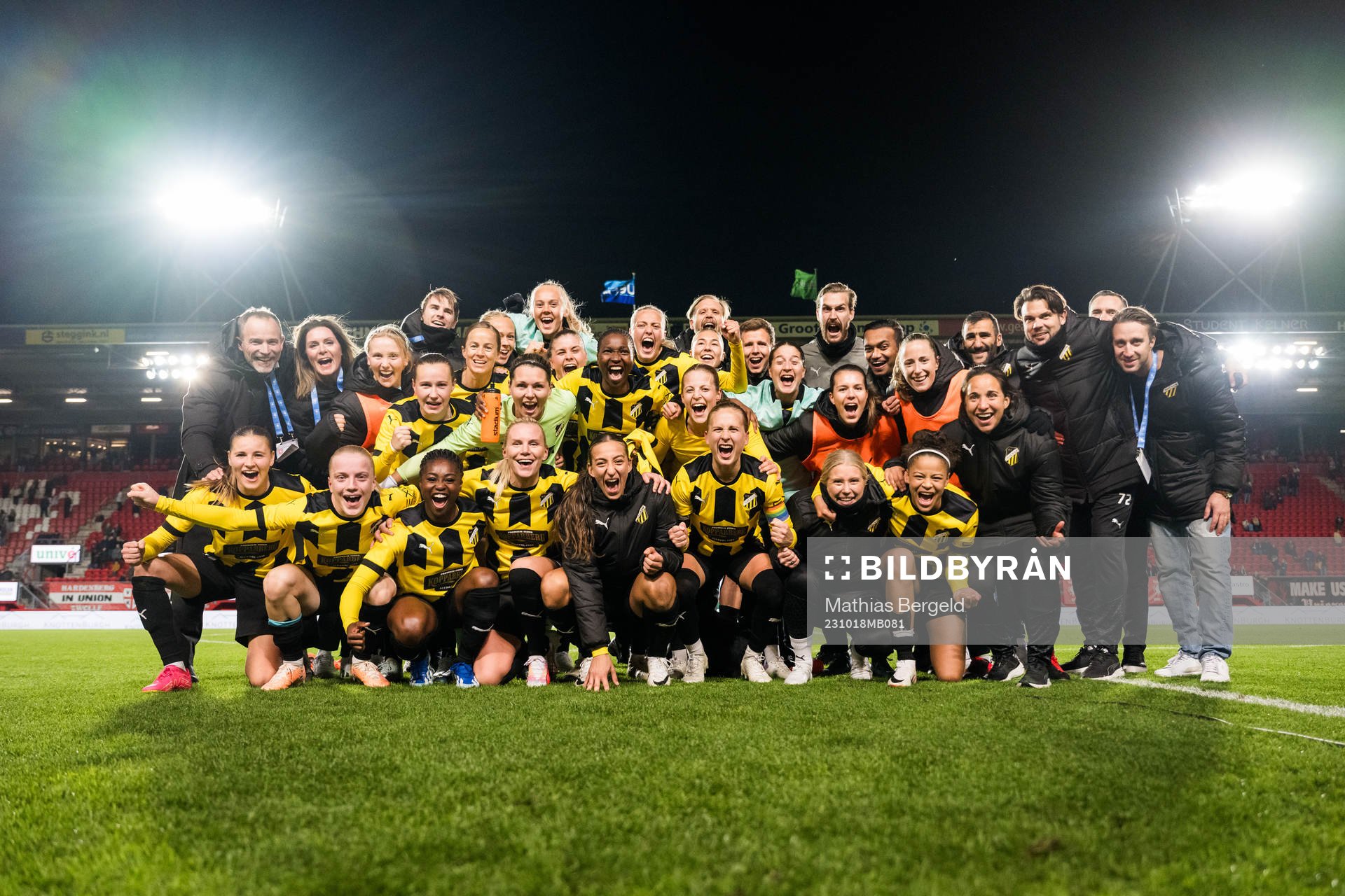 Players of Häcken celebrate