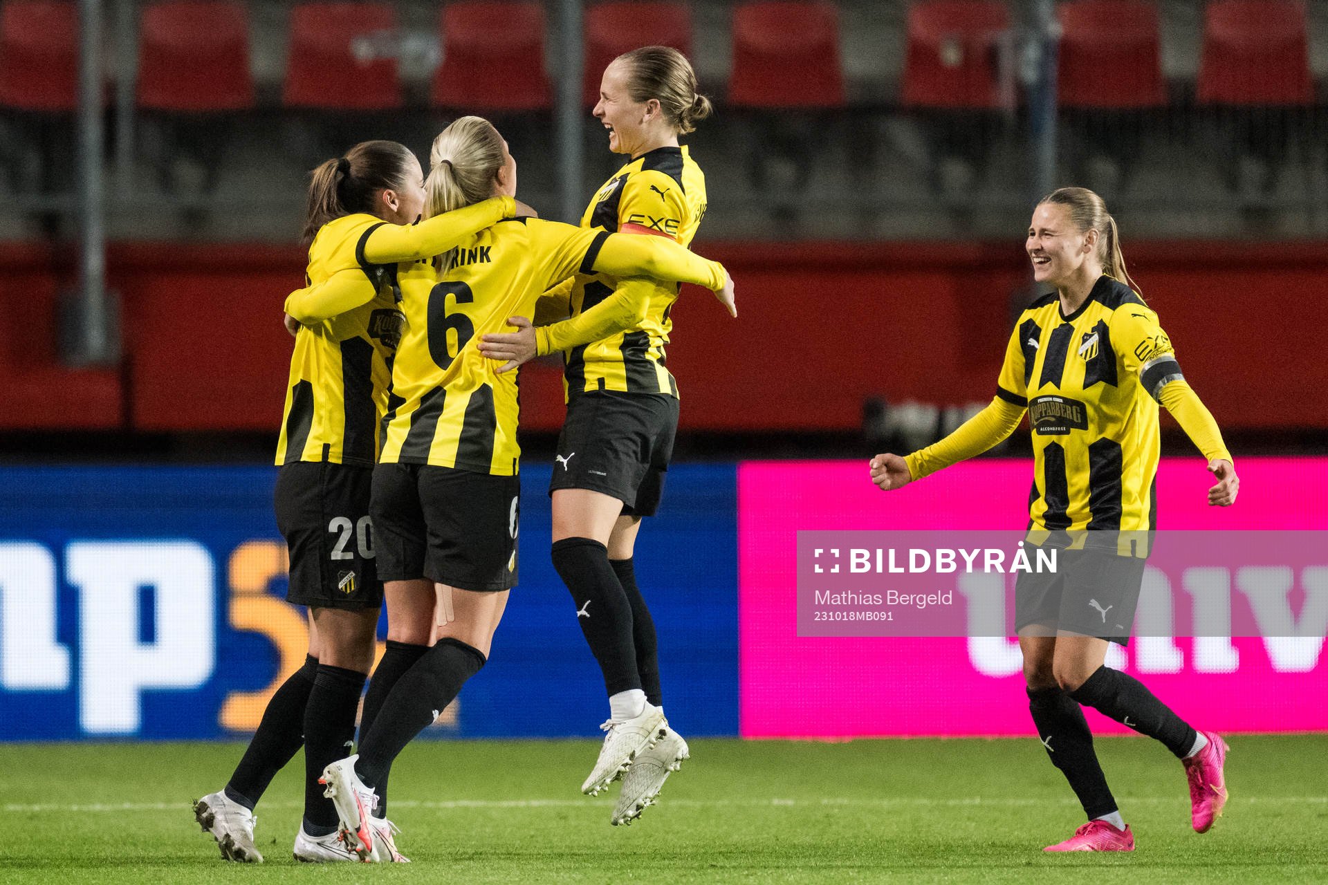 Hanna Wijk, Josefine Rybrink, Filippa Curmark and Katariina
